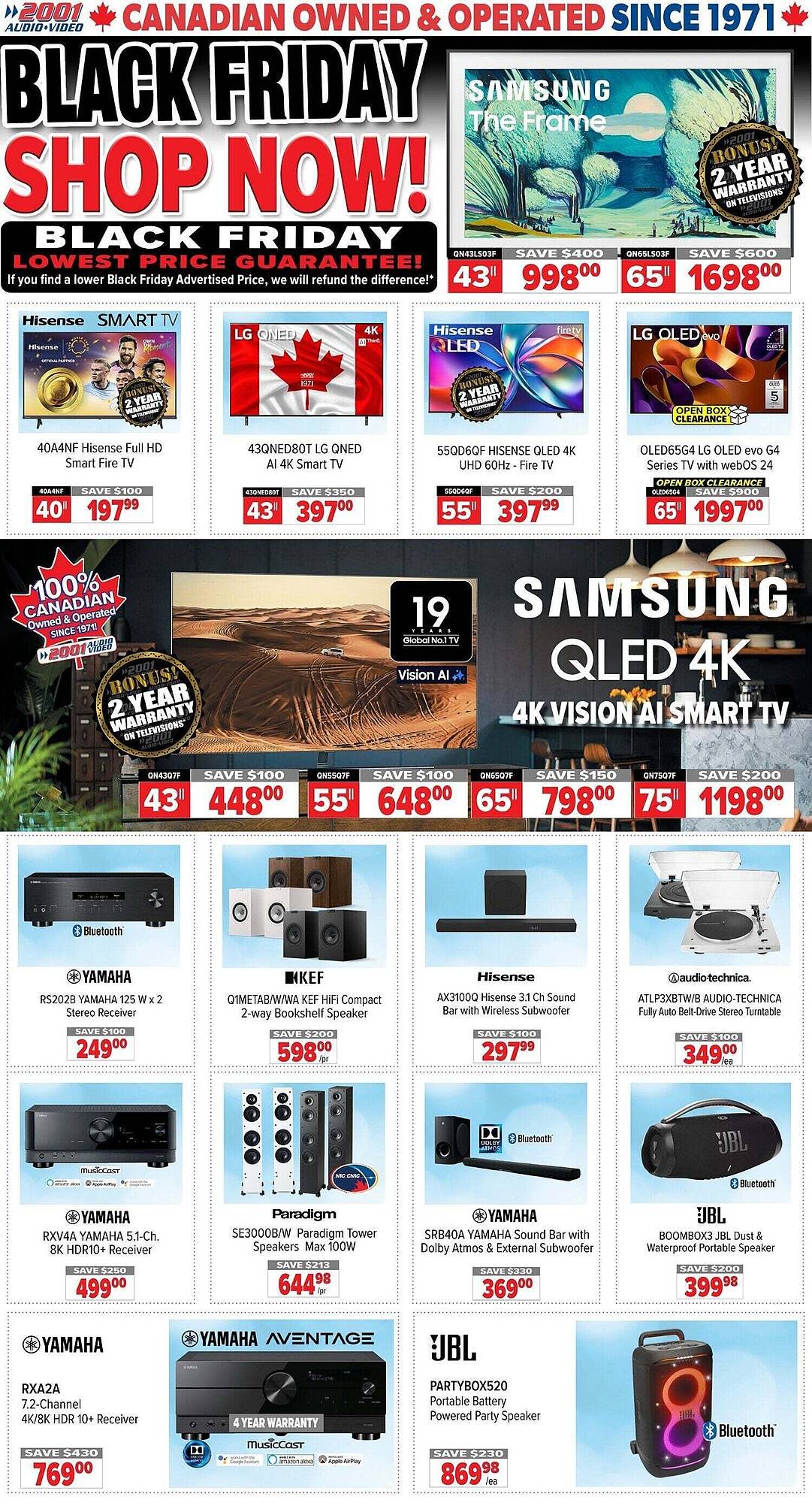 2001 Audio Video flyer (2025-11-07 - 2025-11-14) | 1