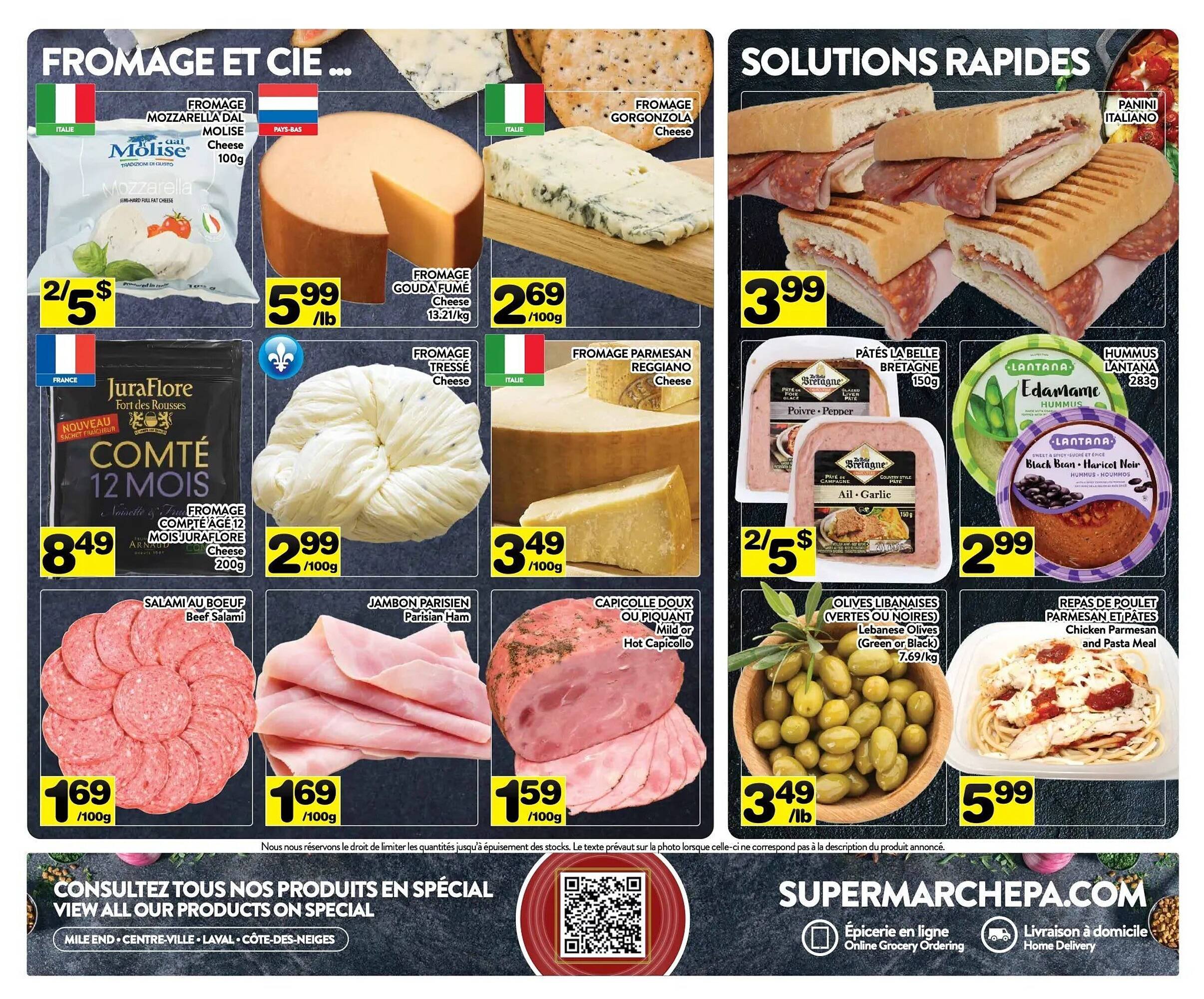 Supermarché PA flyer