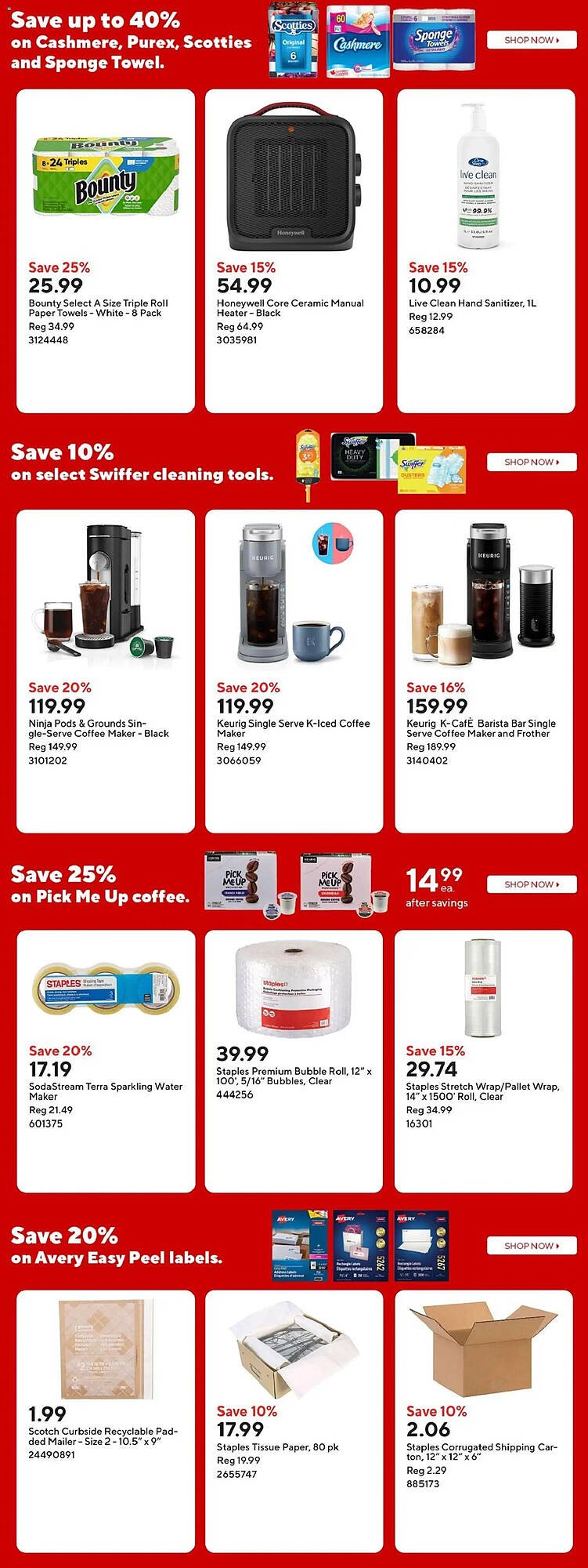 Staples flyer