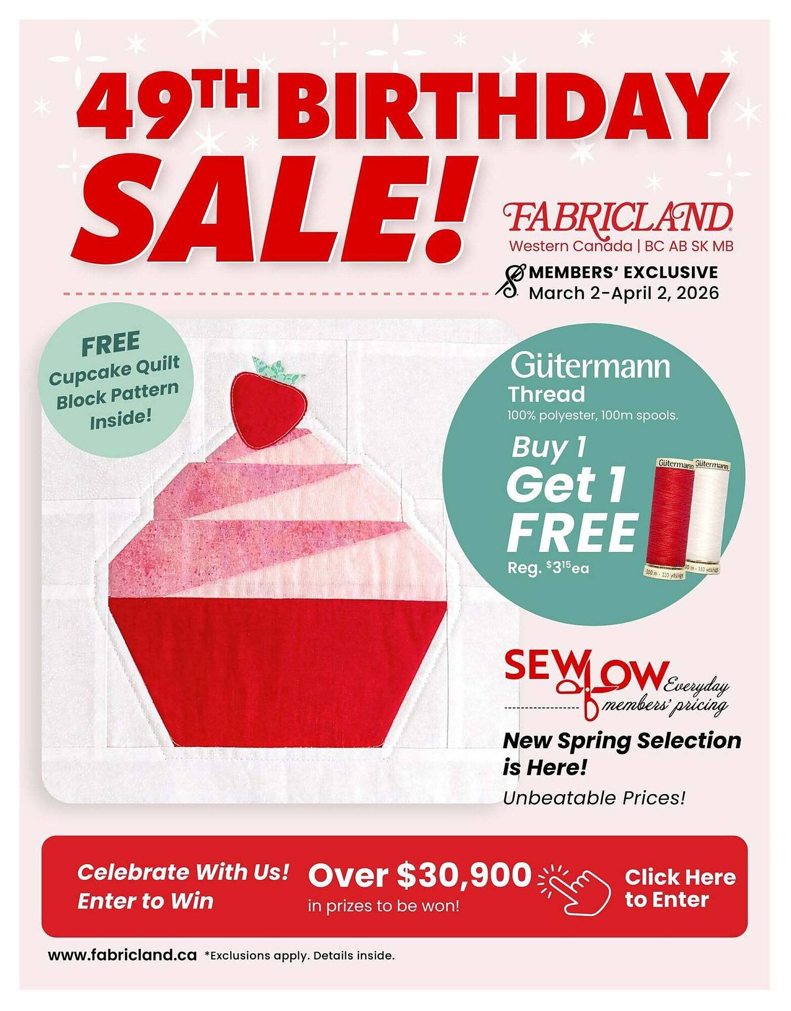 Fabricland flyer (2026-03-02 - 2026-03-16) | 1