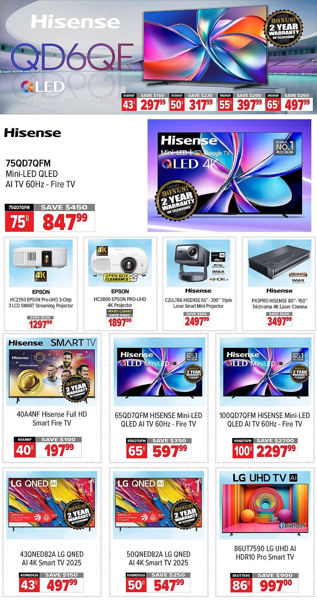 2001 Audio Video flyer (2025-12-25 - 2026-01-01) | 2