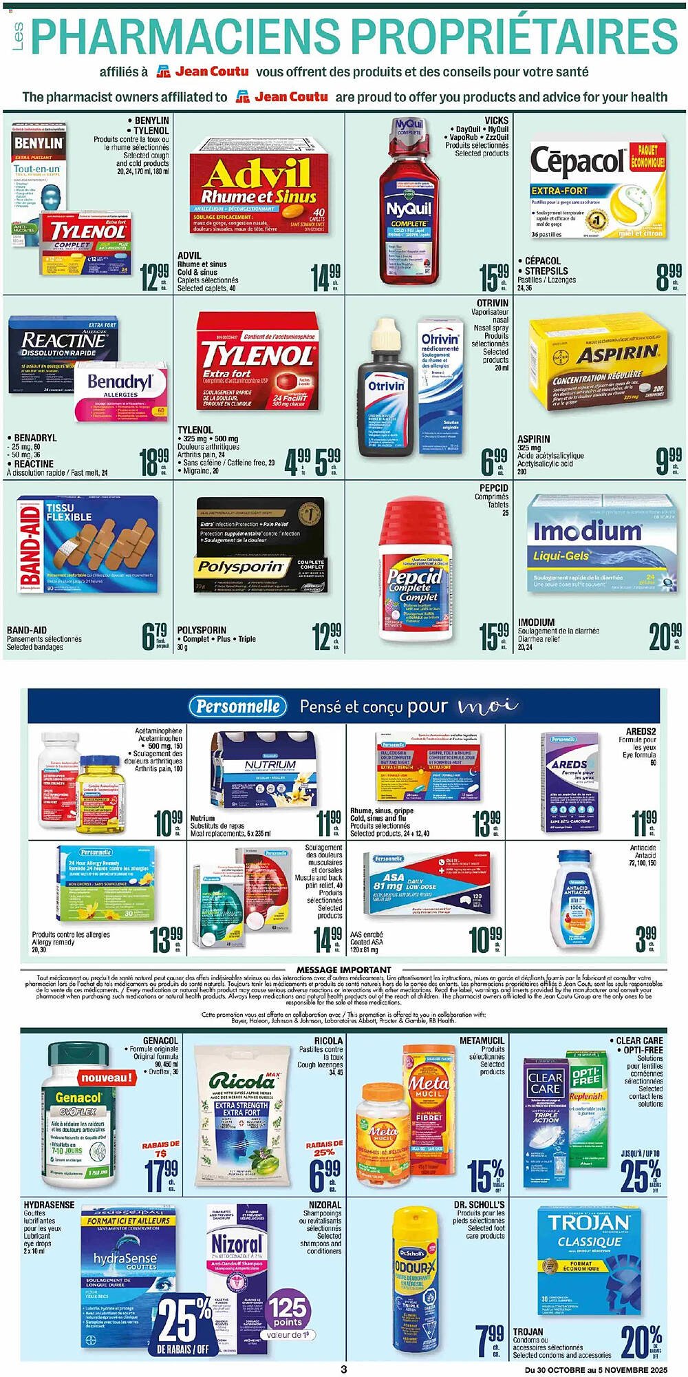 Jean Coutu flyer (2025-10-30 - 2025-11-05) | 3