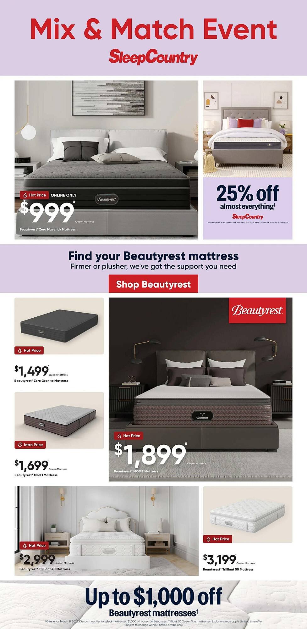 Sleep Country flyer (2026-03-11 - 2026-03-17) | 1