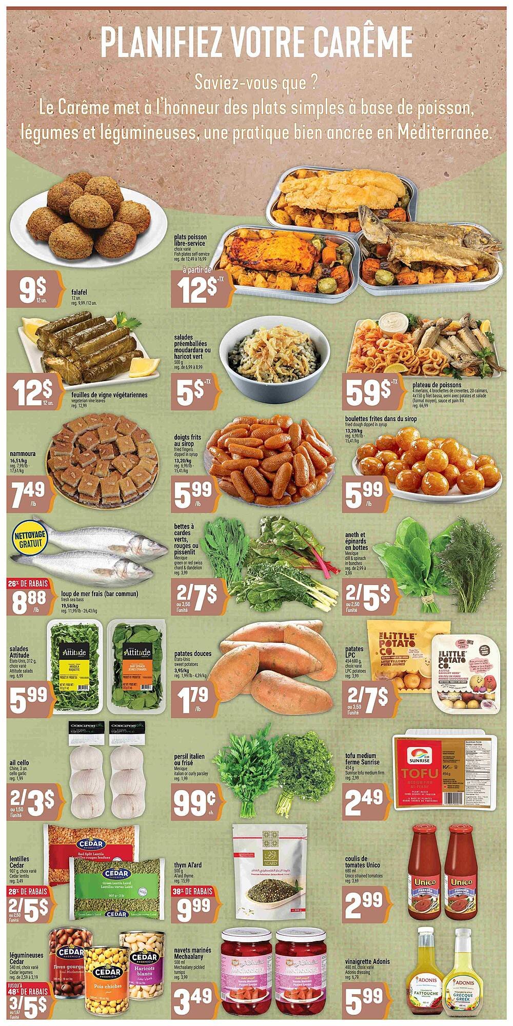 Marché Adonis flyer