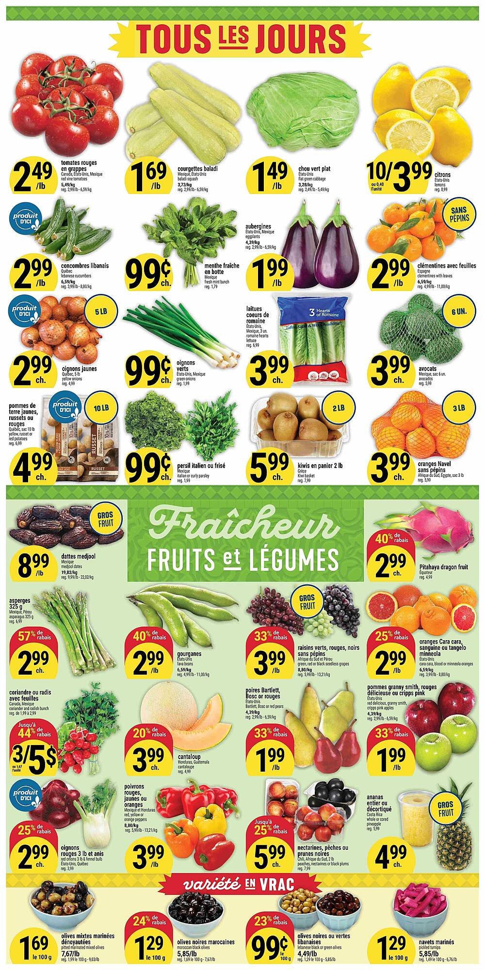 Marché Adonis flyer
