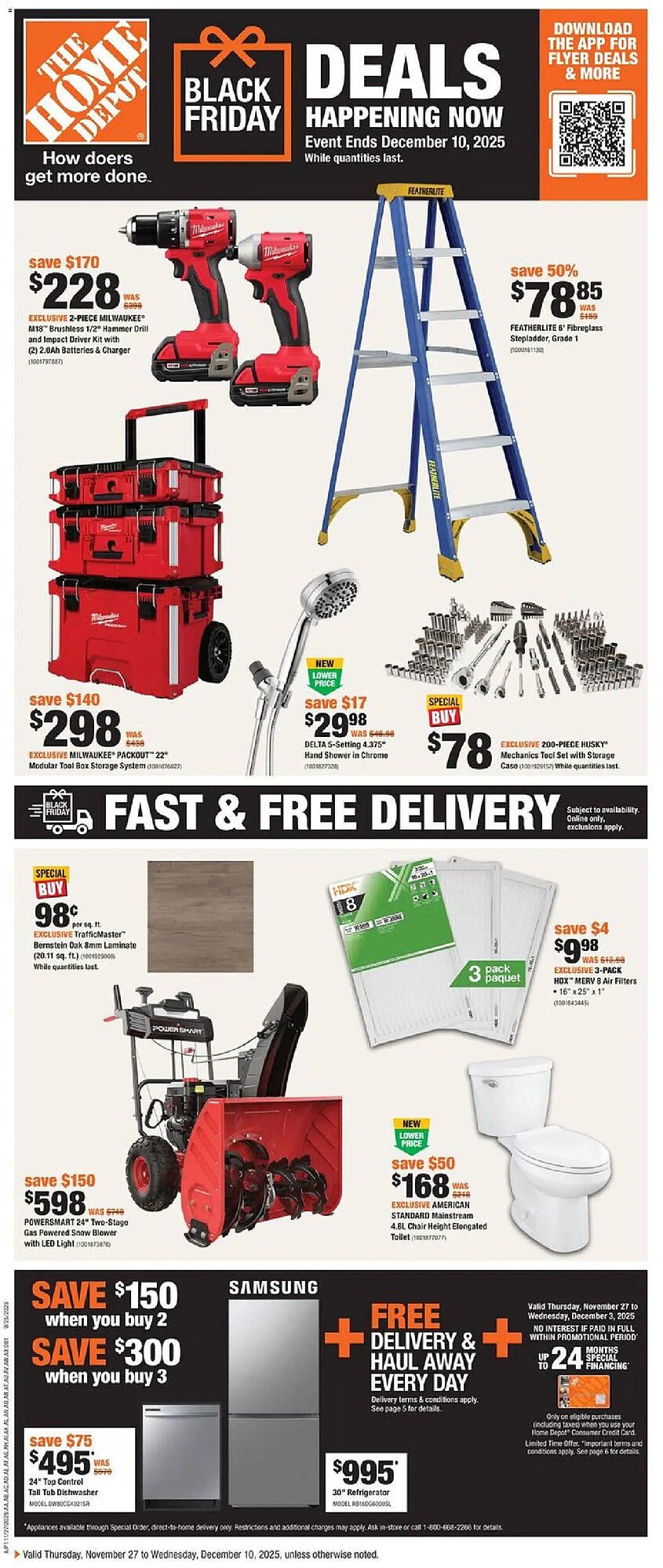 Home Depot flyer (2025-11-27 - 2025-12-10) | 1