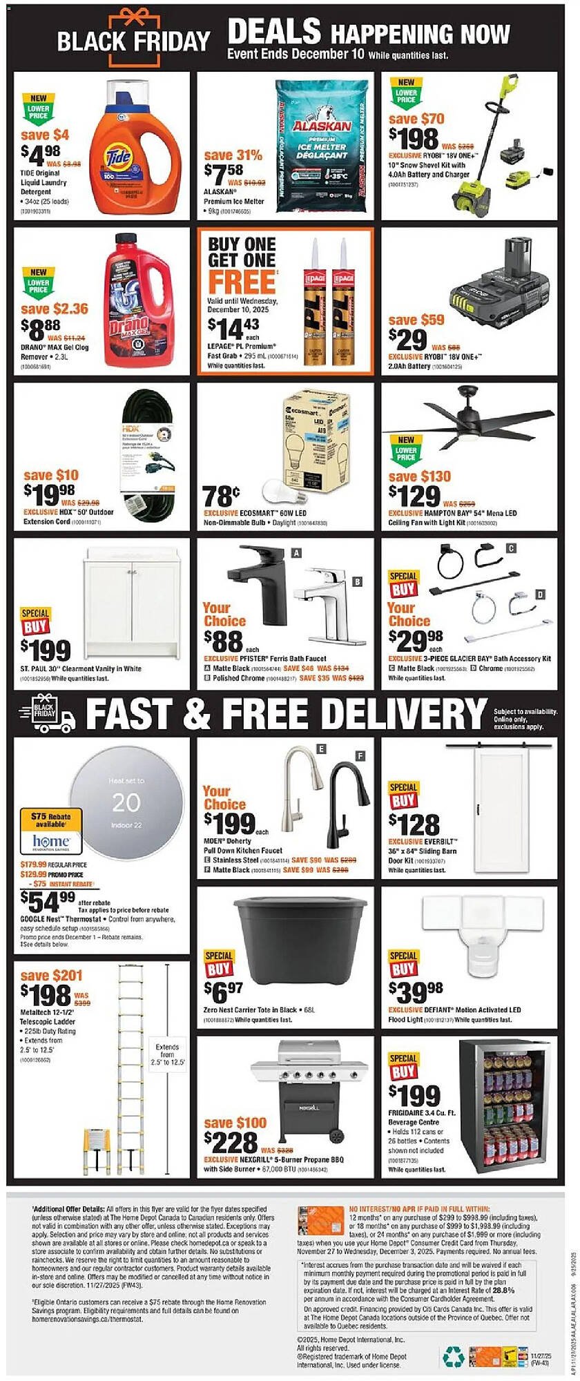 Home Depot flyer (2025-11-27 - 2025-12-10) | 2