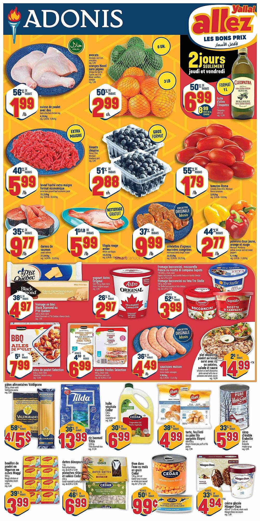 Marché Adonis flyer