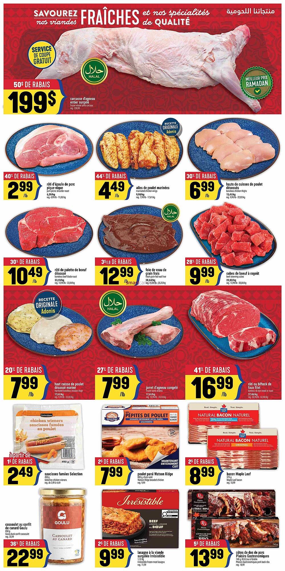 Marché Adonis flyer