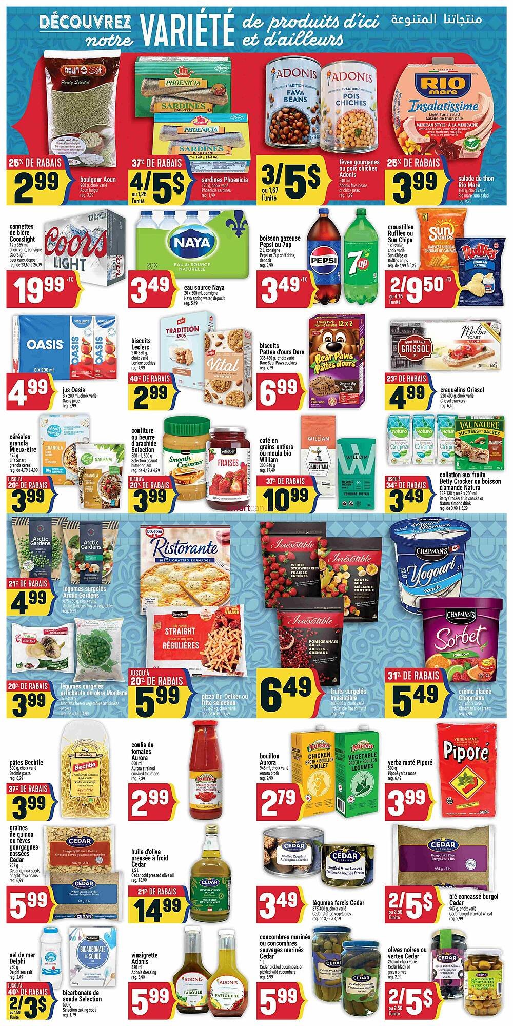 Marché Adonis flyer