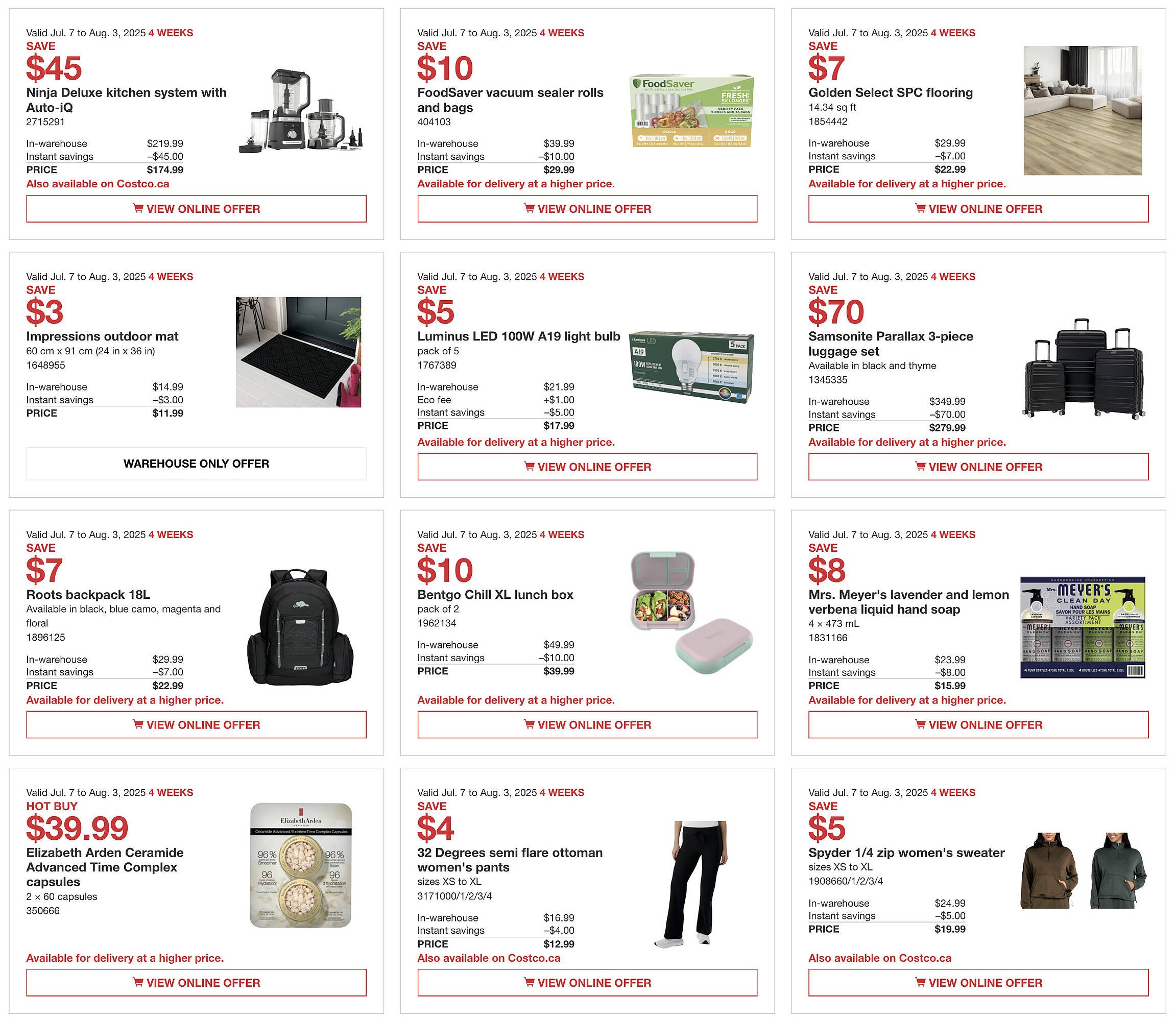 Costco flyer
