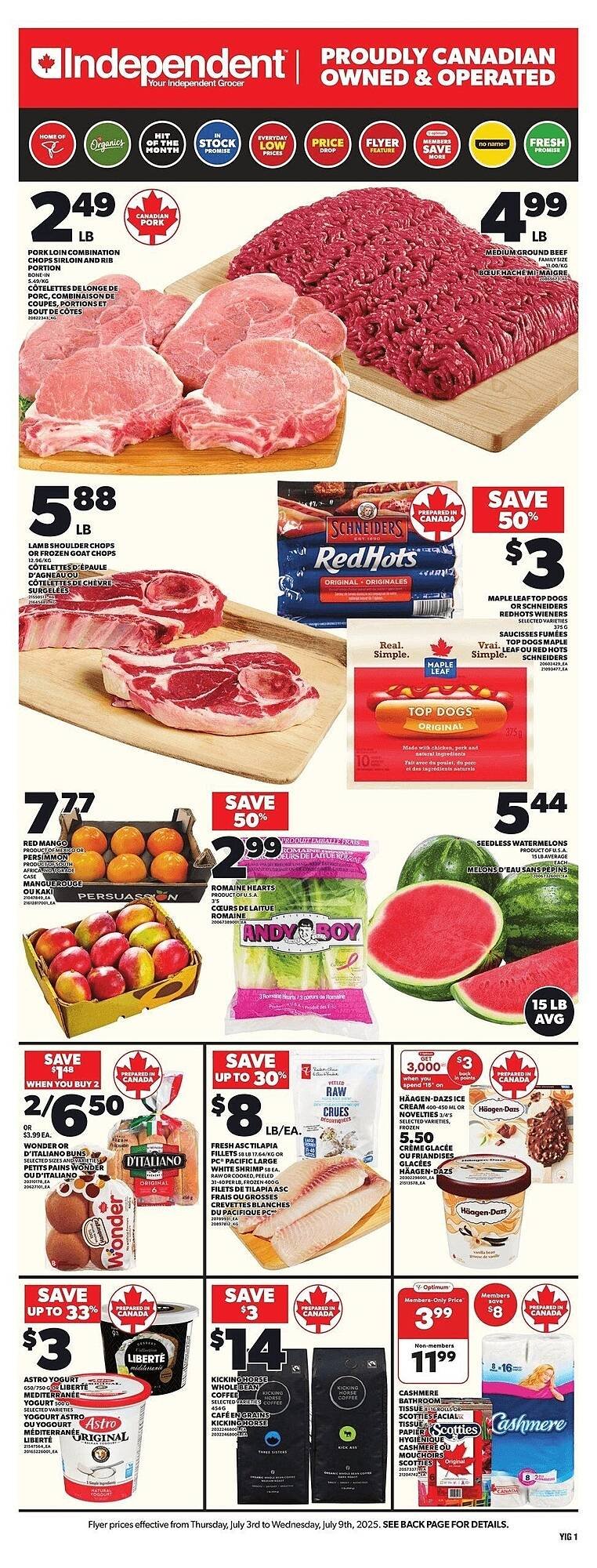 Independent Grocer flyer
