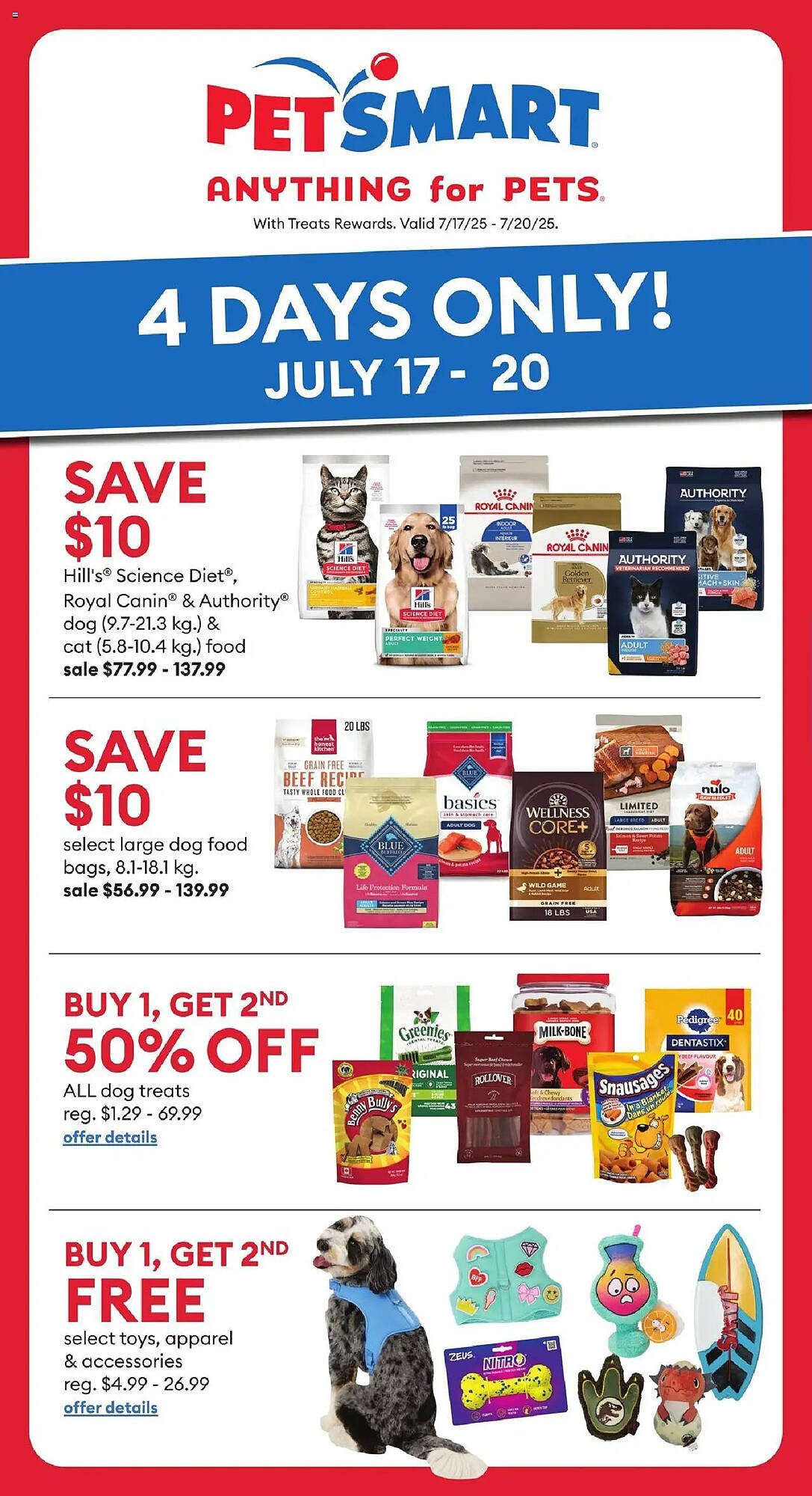 Petsmart flyer (2025-07-17 - 2025-07-20) | 1