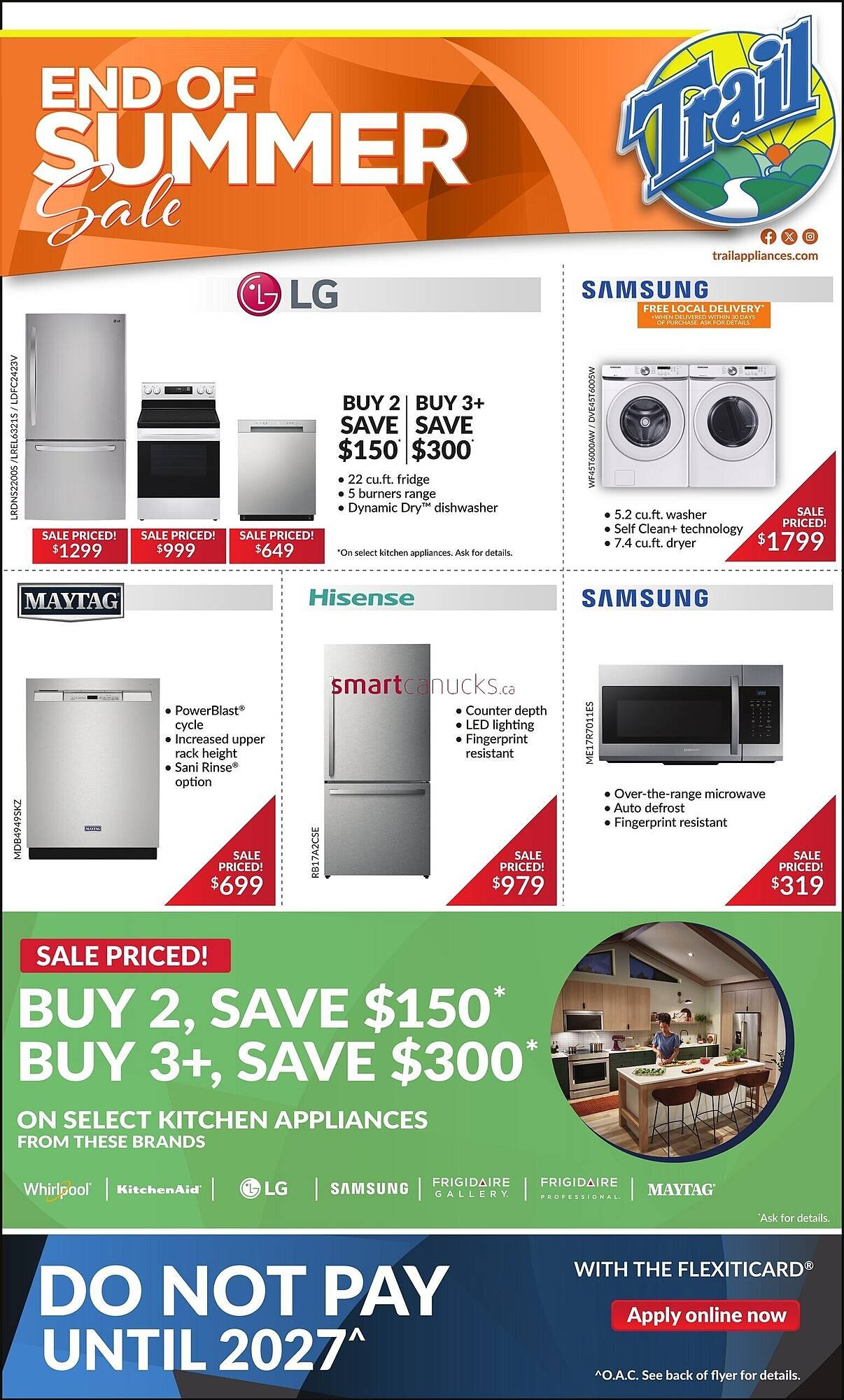 Trail Appliances flyer (2025-08-21 - 2025-08-27) | 1