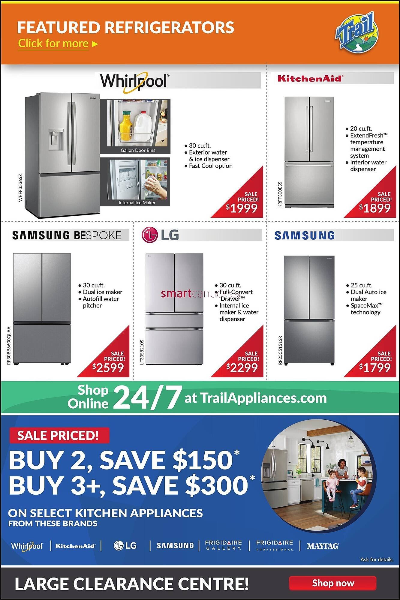 Trail Appliances flyer
