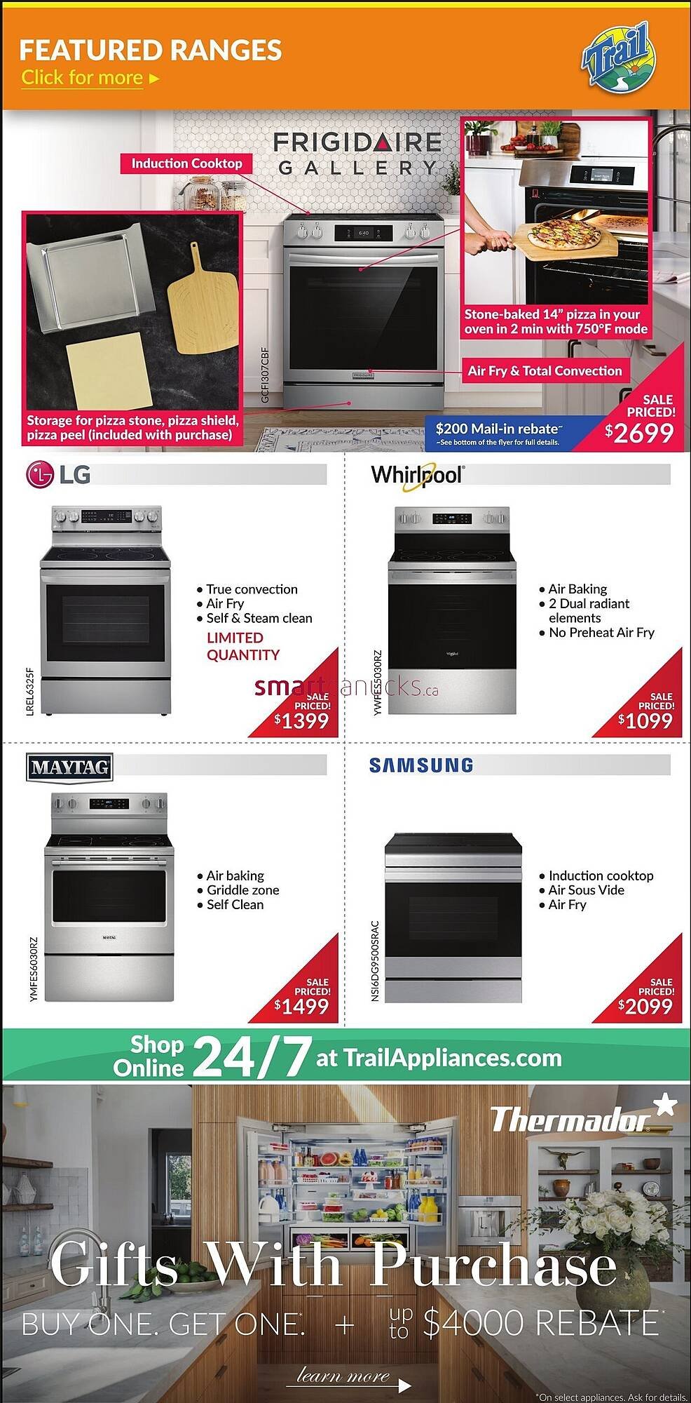 Trail Appliances flyer