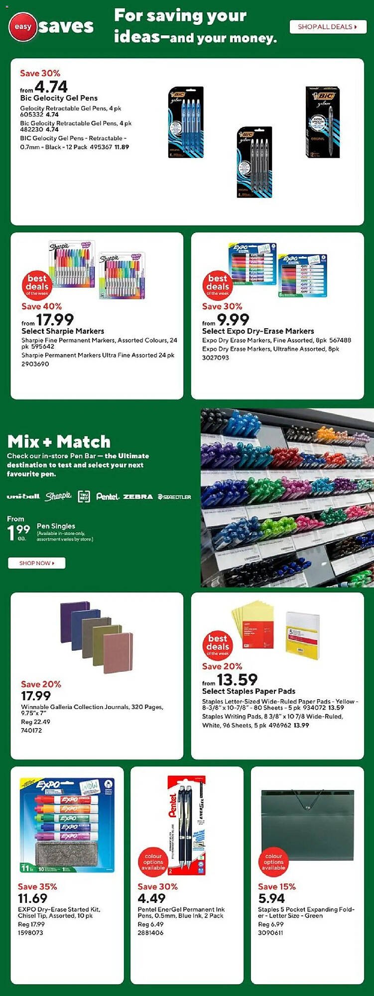 Staples flyer