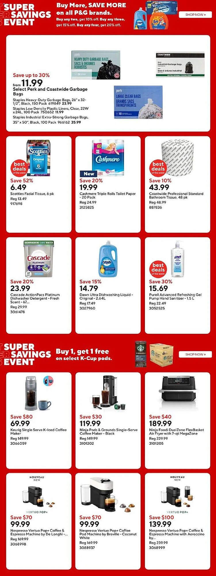 Staples flyer