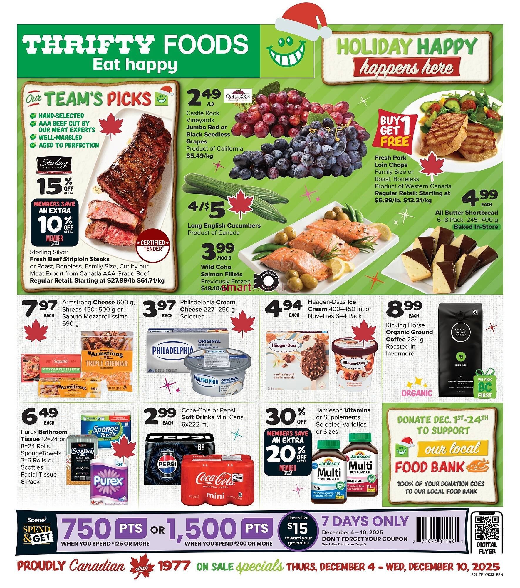 Thrifty Foods flyer (2025-12-04 - 2025-12-10) | 1
