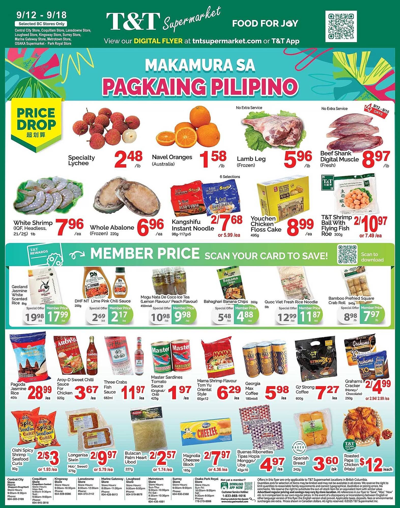 T&T Supermarket flyer