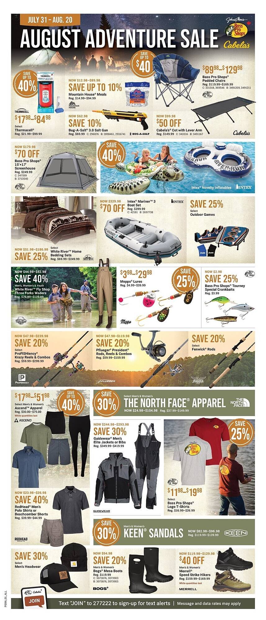 Bass Pro flyer (2025-07-31 - 2025-08-20) | 1