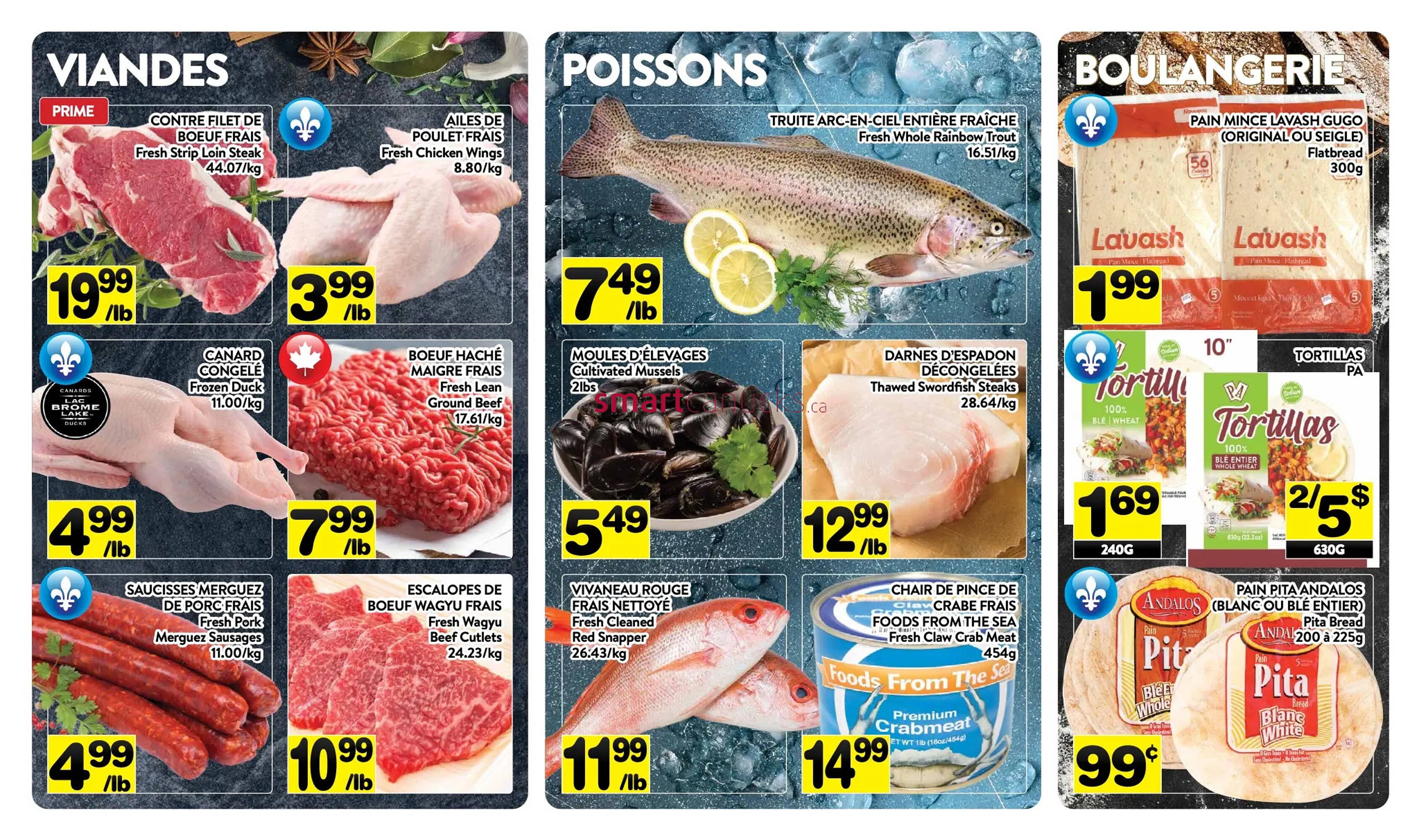 Supermarché PA flyer