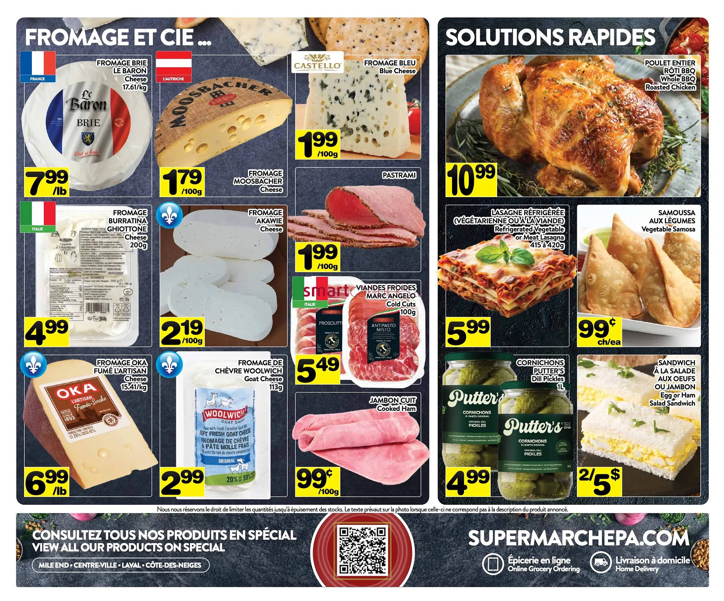 Supermarché PA flyer