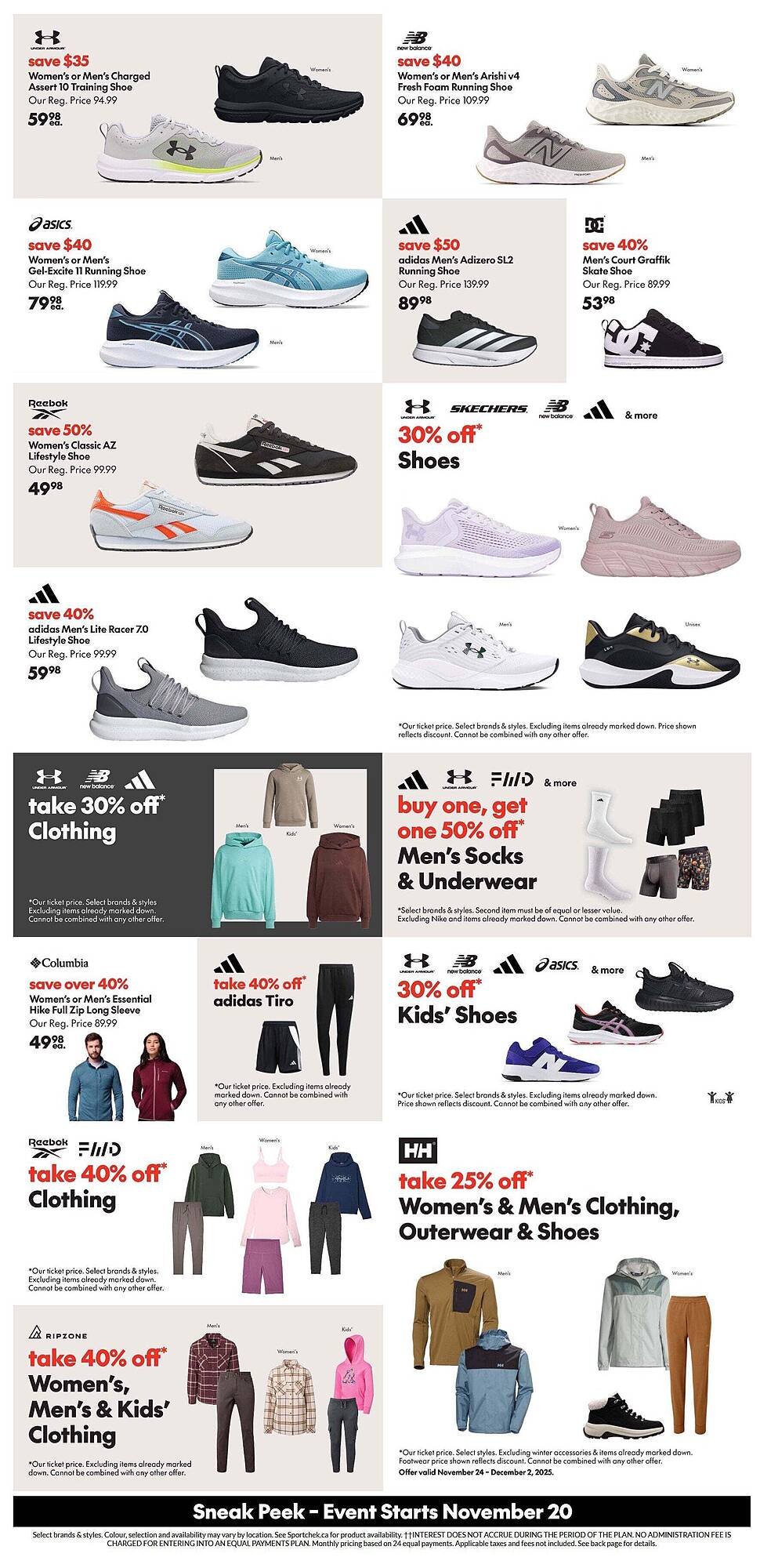 Sport Chek flyer (2025-11-20 - 2025-12-04) | 2
