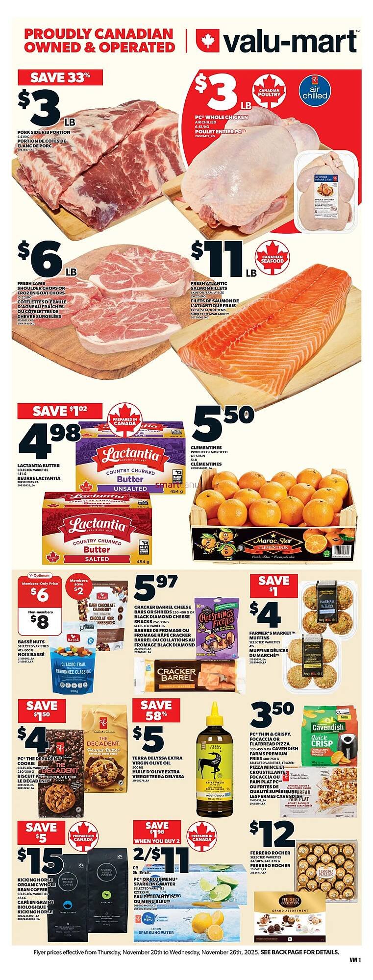 Valu-mart flyer (2025-11-20 - 2025-11-26) | 1