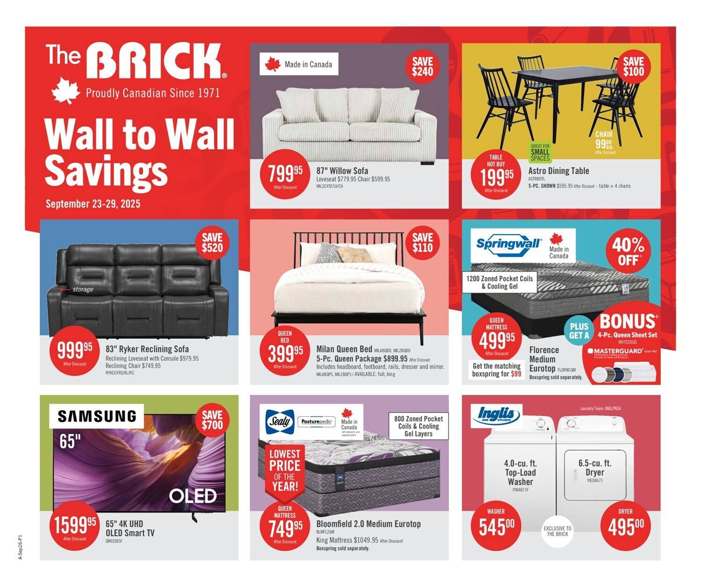 The Brick flyer (2025-09-23 - 2025-09-30) | 1
