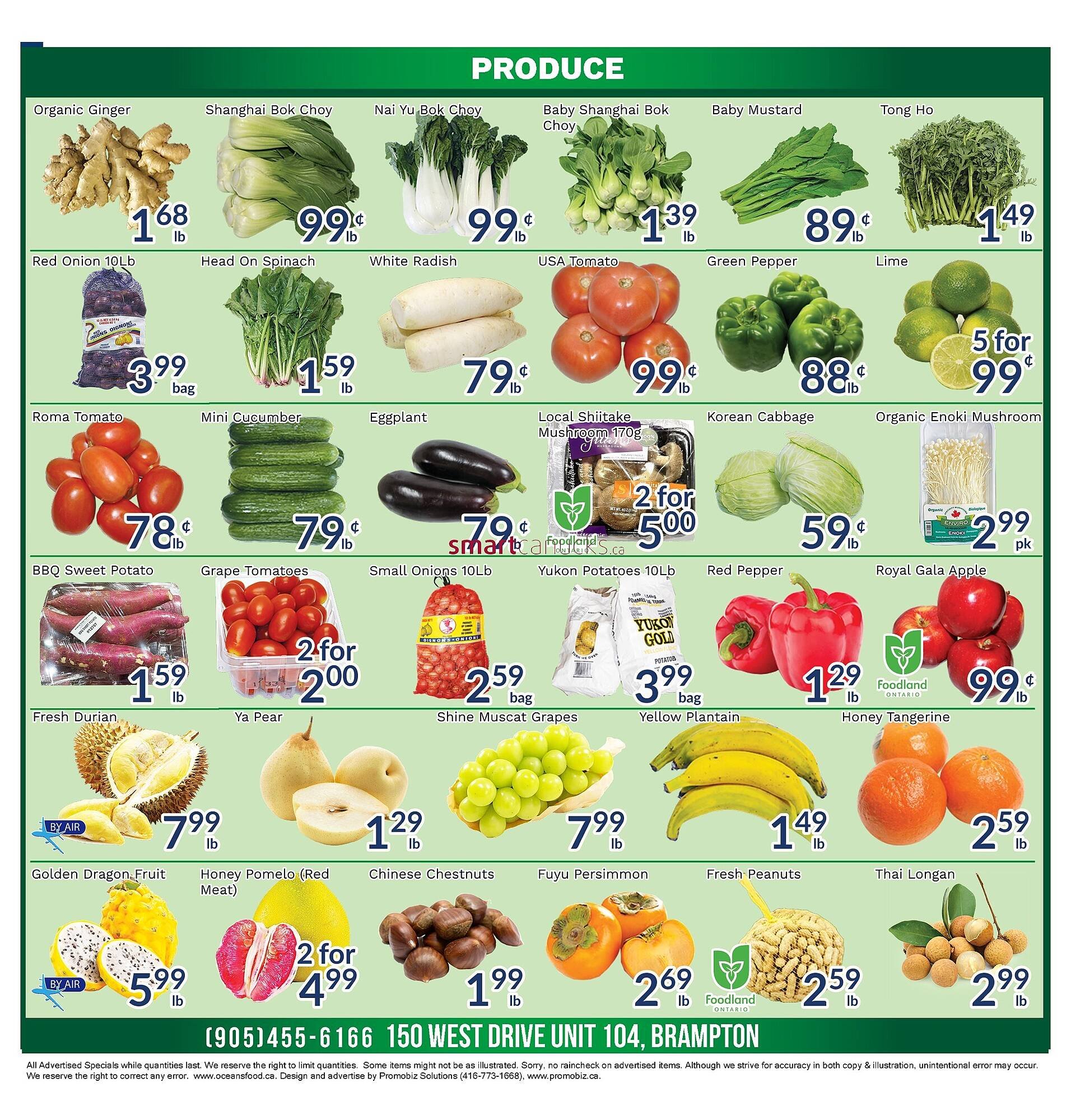 Oceans Fresh Food Market flyer
