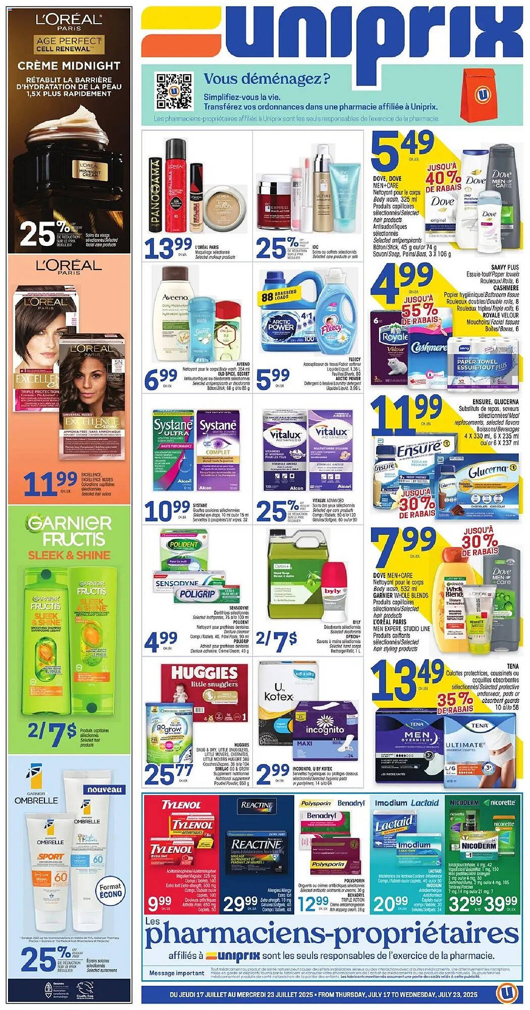 Uniprix flyer (2025-07-17 - 2025-07-23) | 1