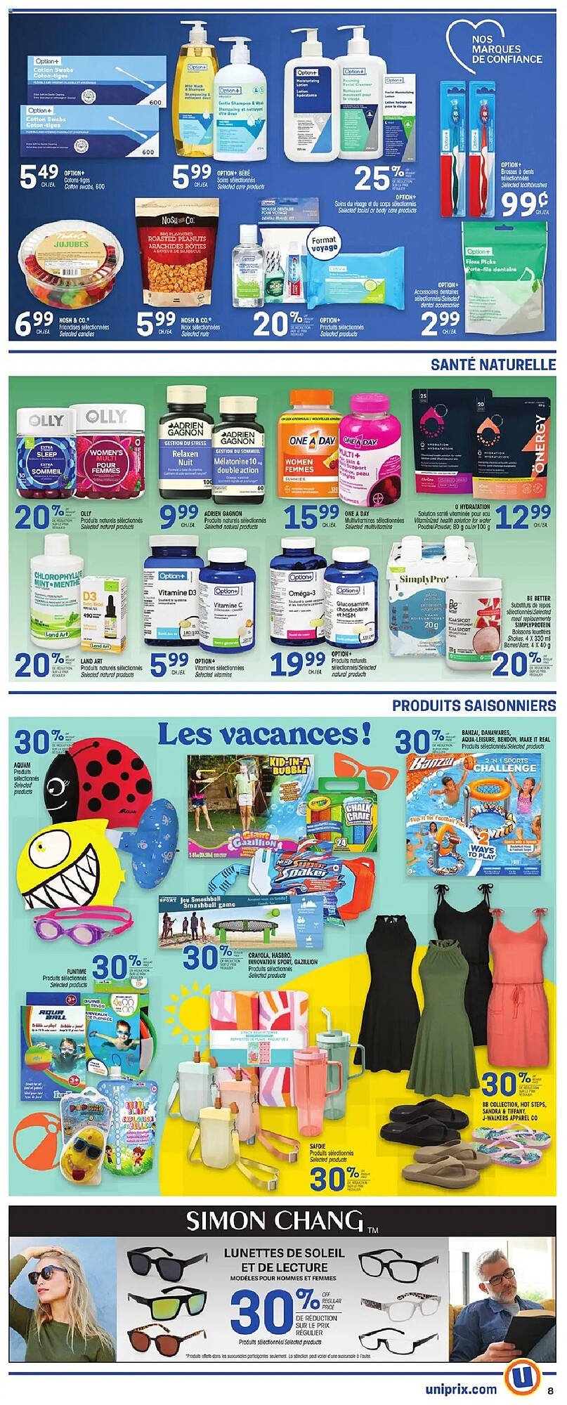 Uniprix flyer
