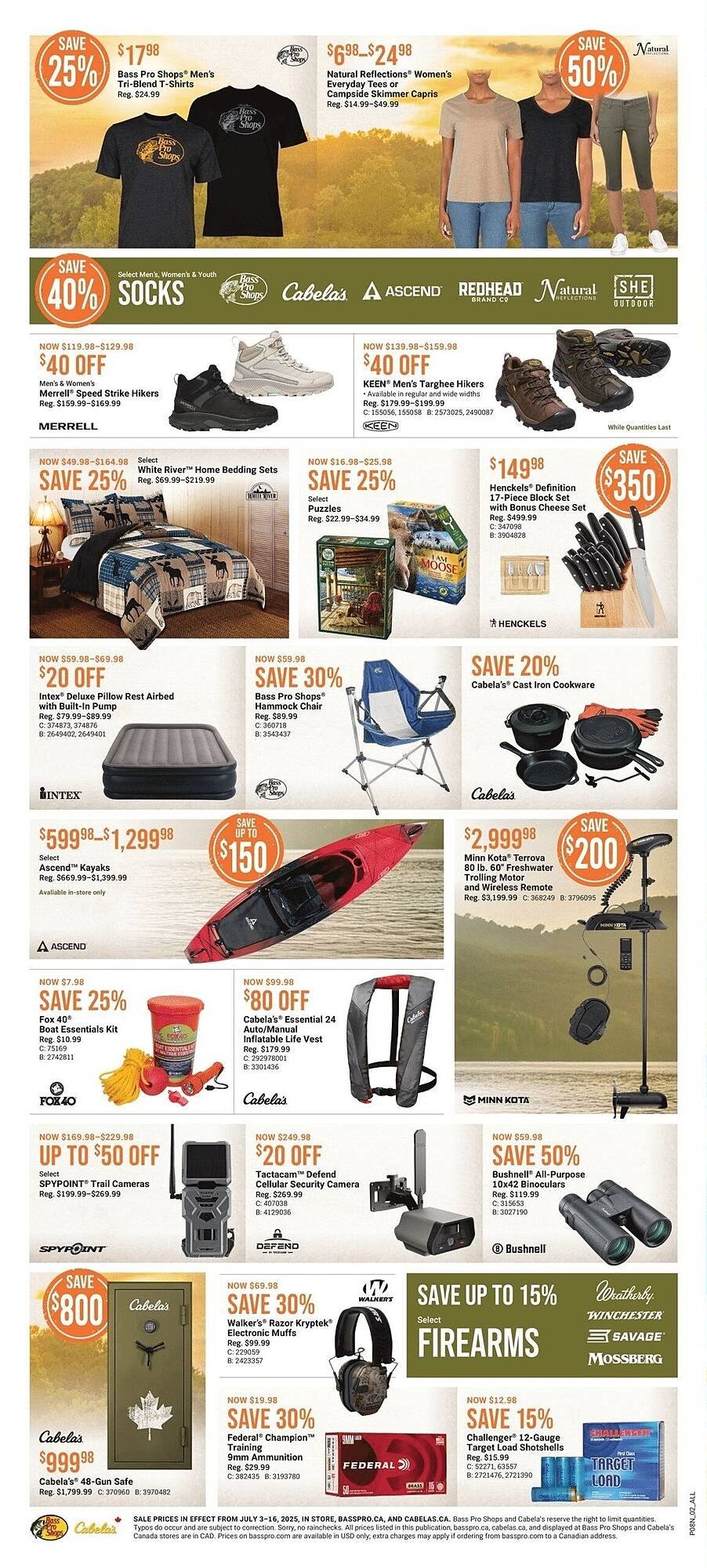 Cabela's flyer