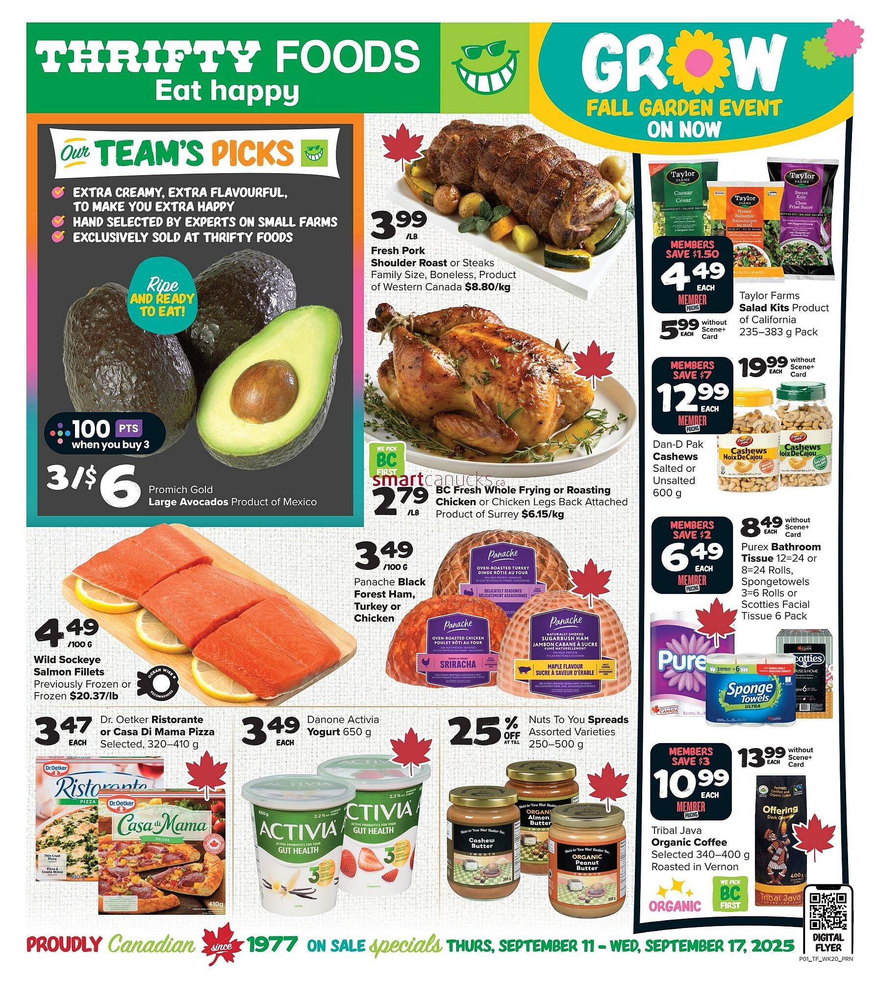 Thrifty Foods flyer (2025-09-11 - 2025-09-17) | 1
