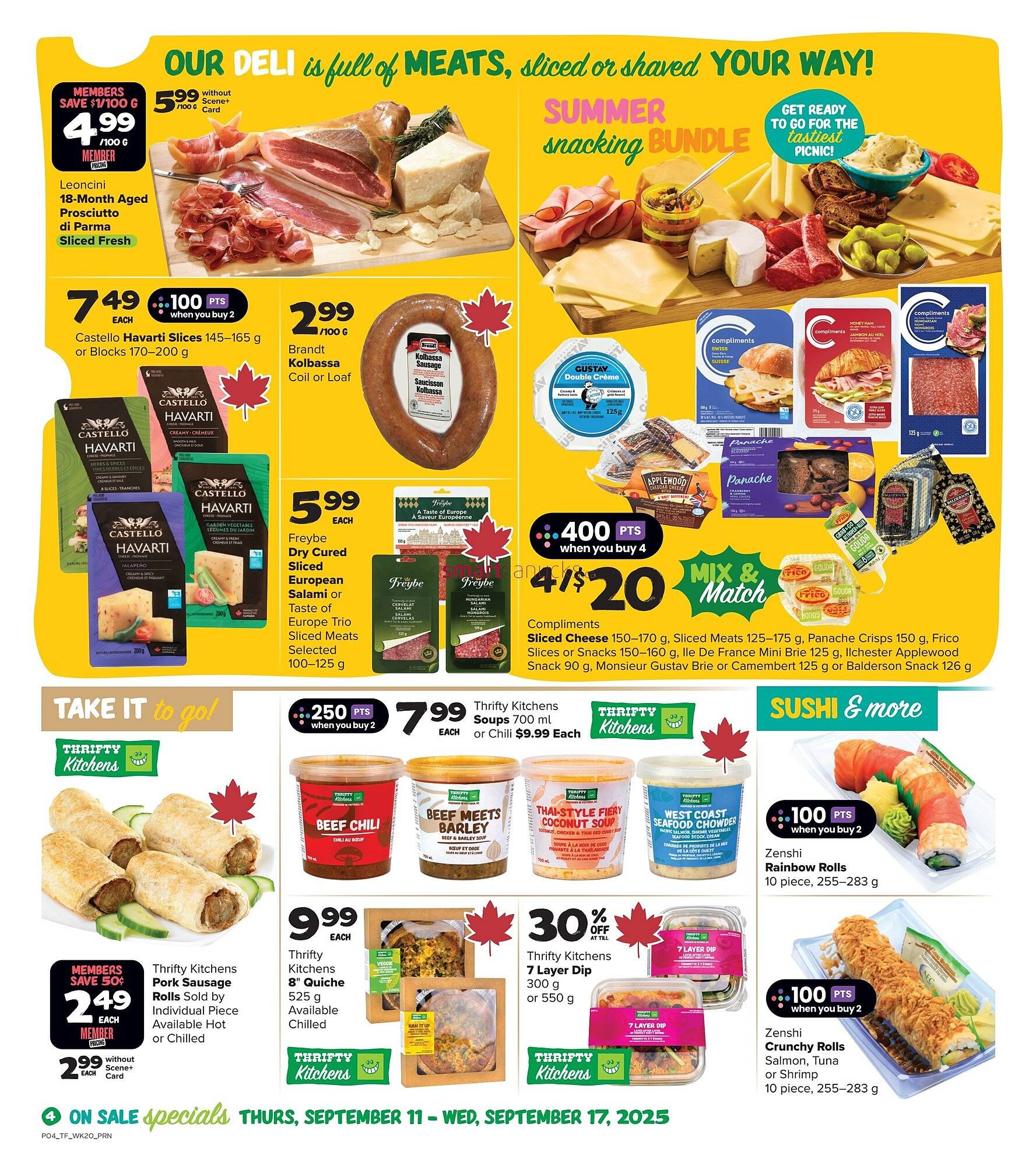Thrifty Foods flyer