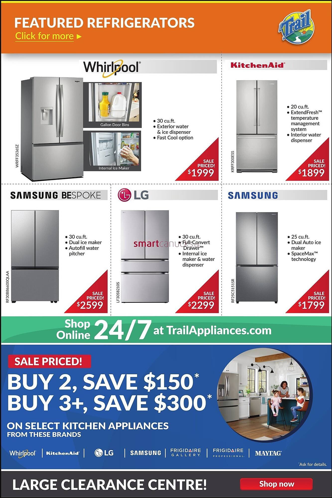 Trail Appliances flyer