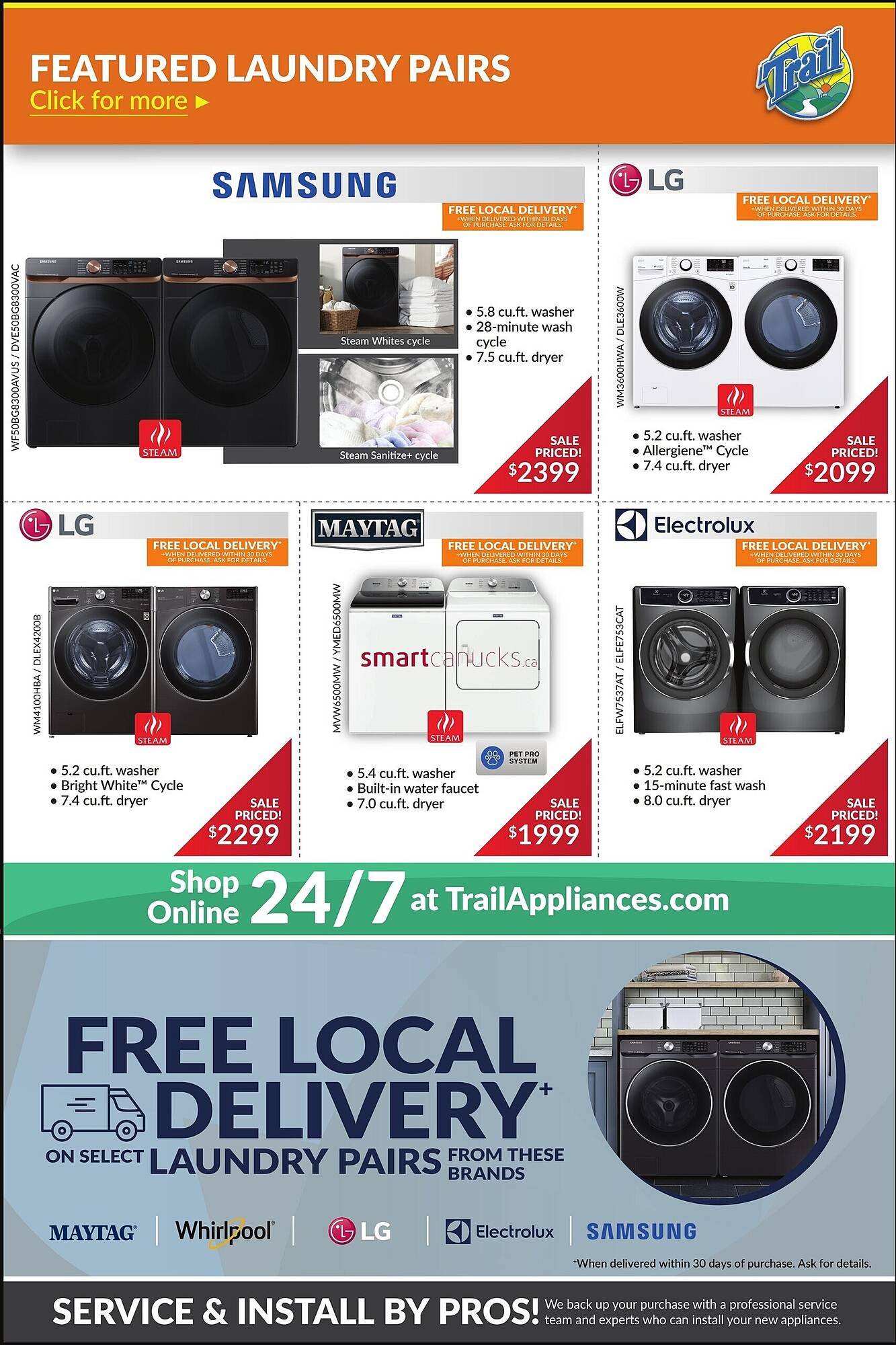 Trail Appliances flyer