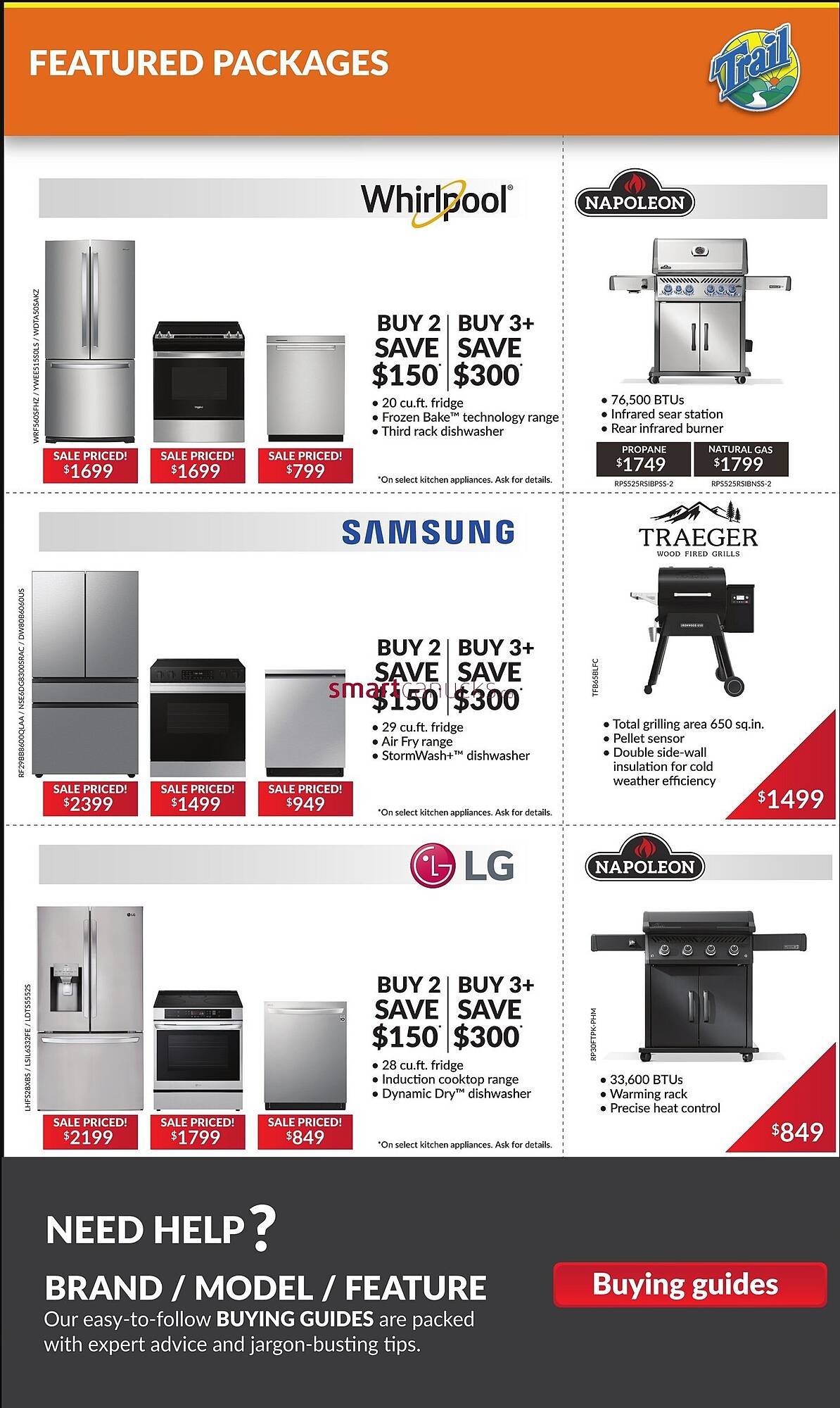 Trail Appliances flyer