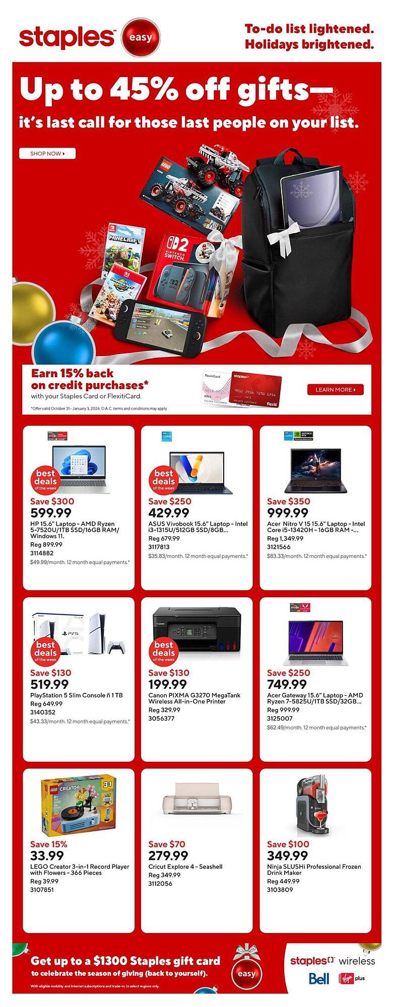 Staples flyer (2025-12-19 - 2025-12-26) | 1