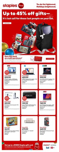 Staples flyer (2025-12-19 - 2025-12-26)