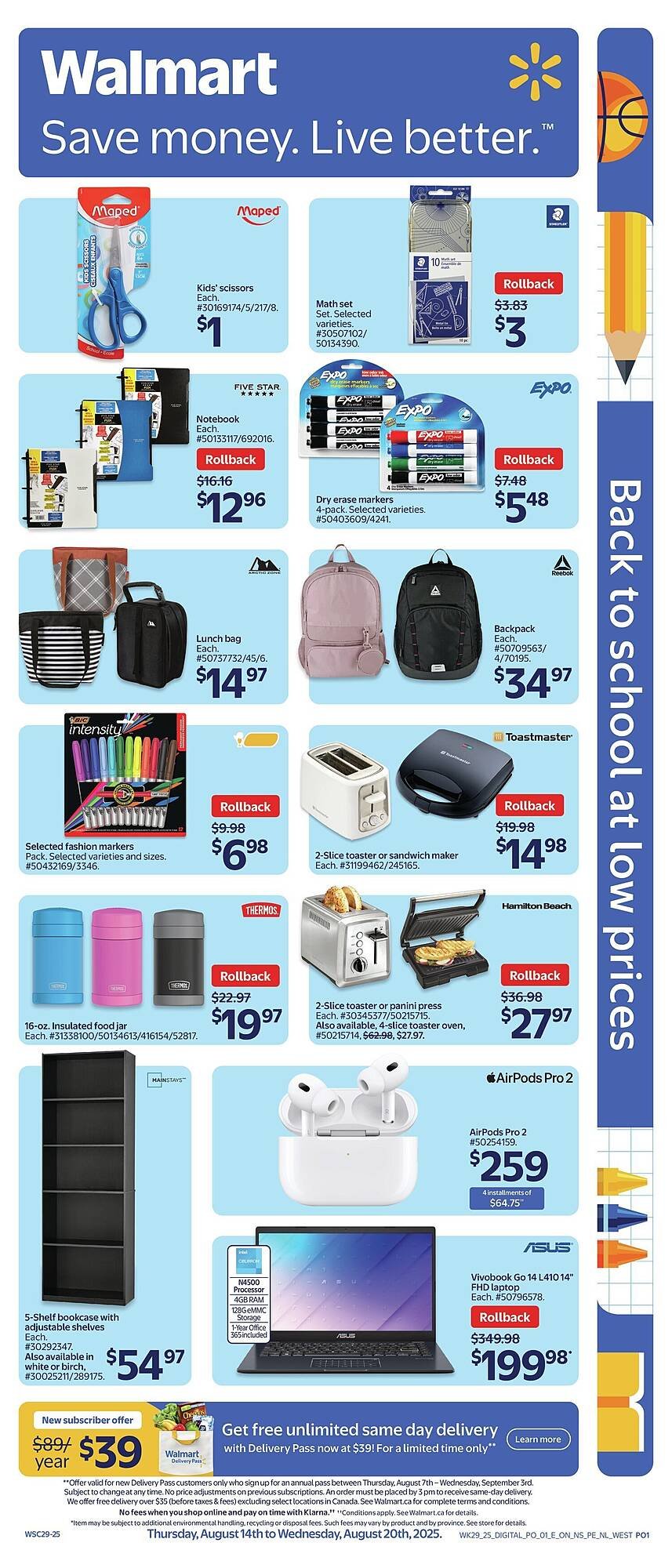 Walmart flyer (2025-08-14 - 2025-08-21) | 1