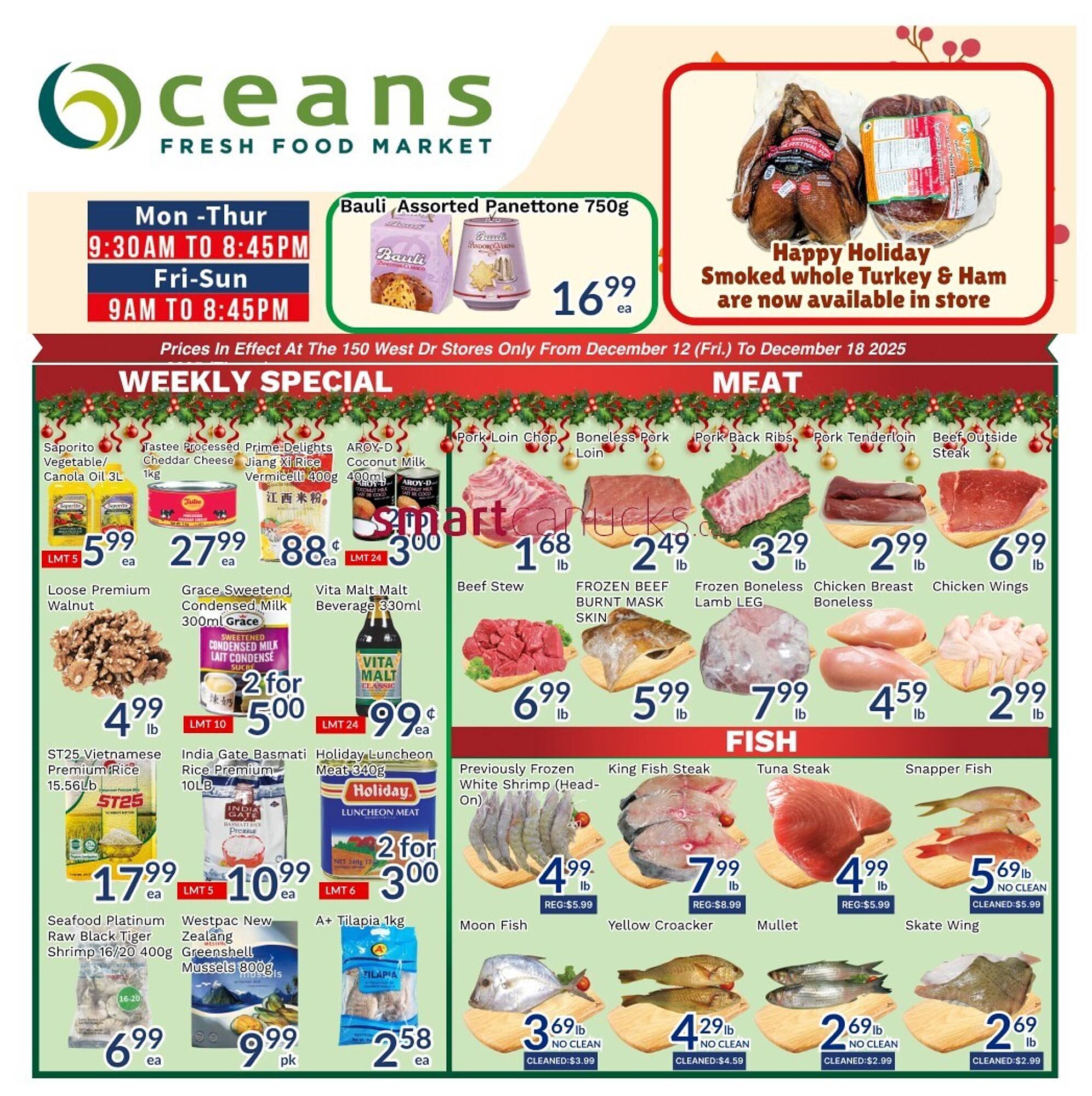 Oceans Fresh Food Market flyer (2025-12-12 - 2025-12-18) | 1