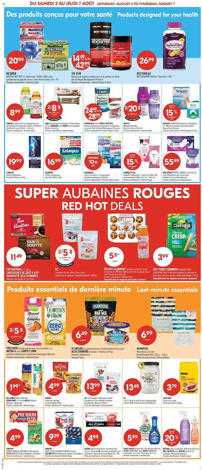 Pharmaprix flyer