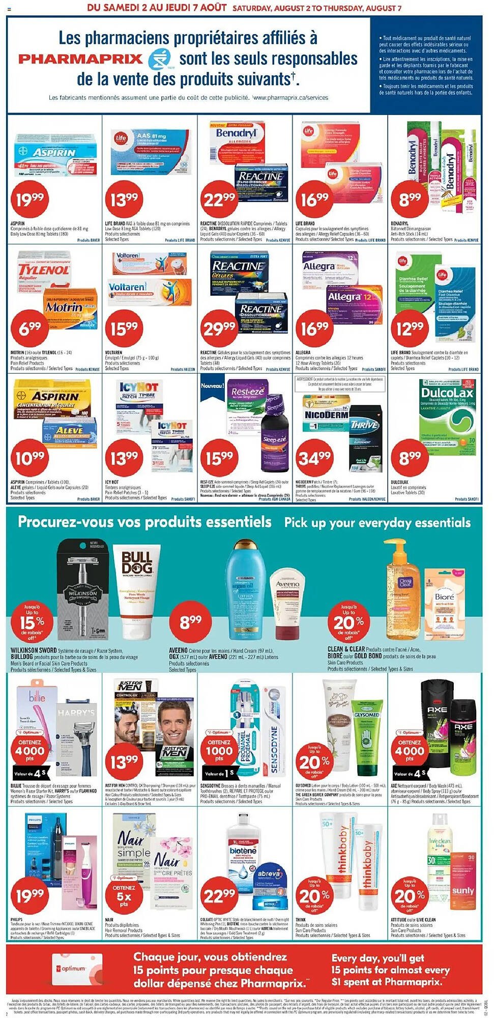 Pharmaprix flyer