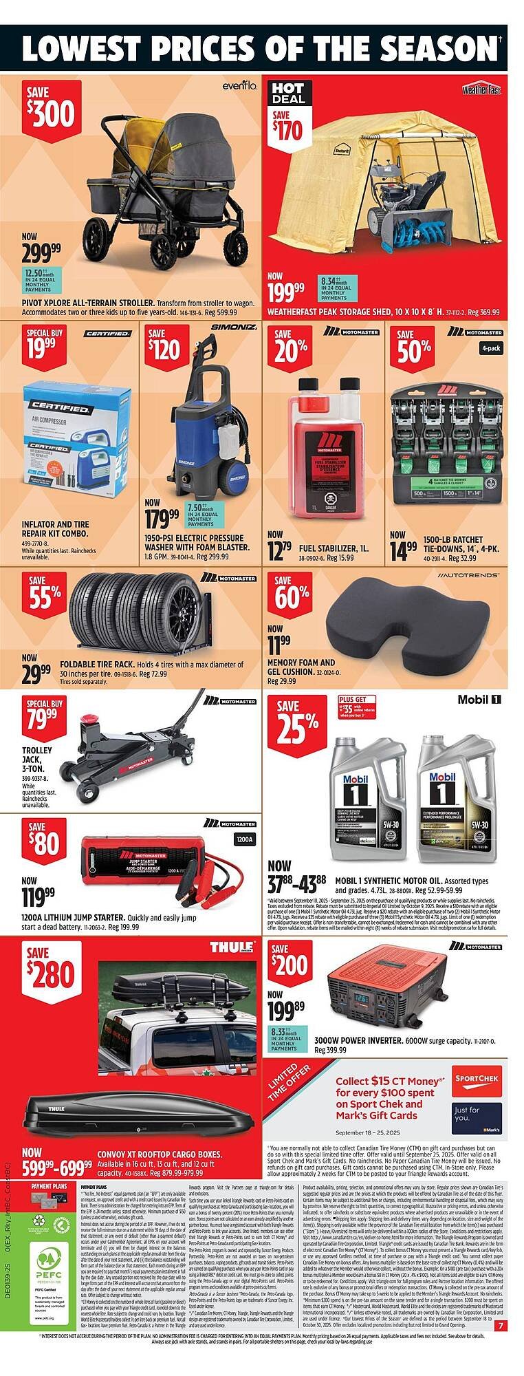 Canadian Tire flyer