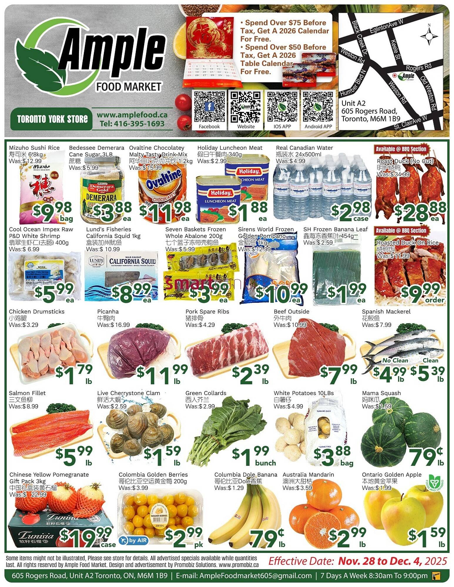 Ample Food Market flyer (2025-11-28 - 2025-12-04) | 1