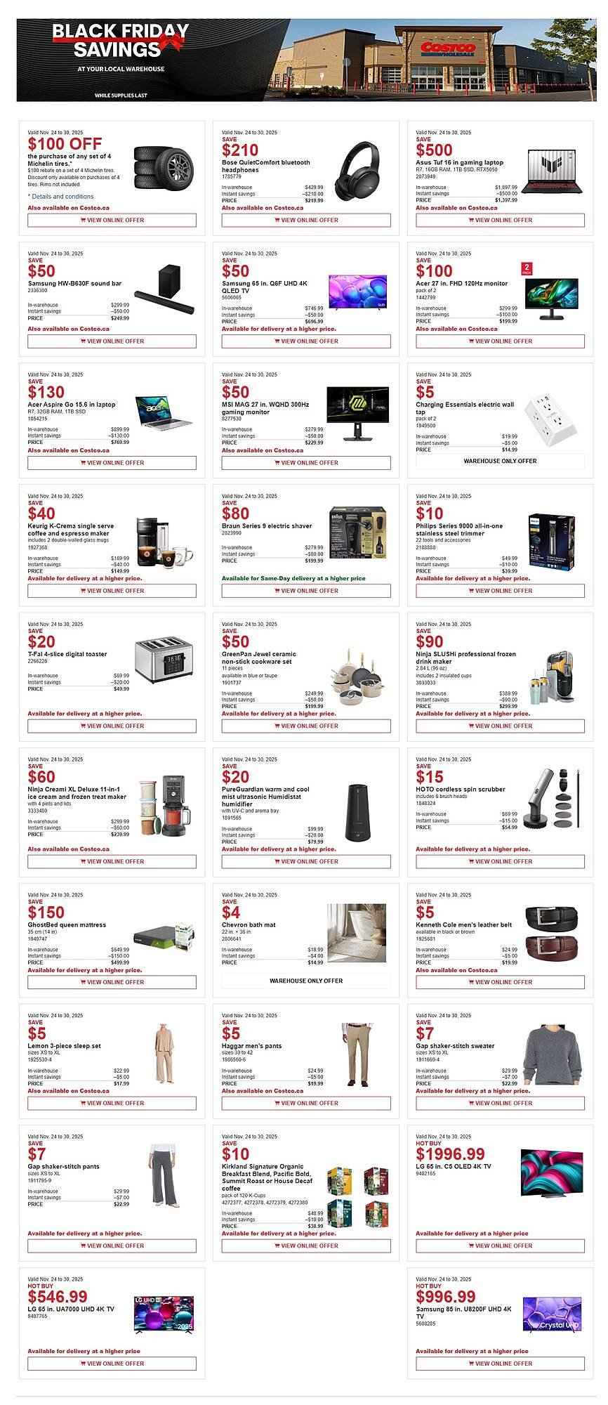 Costco flyer (2025-11-24 - 2025-12-07) | 1