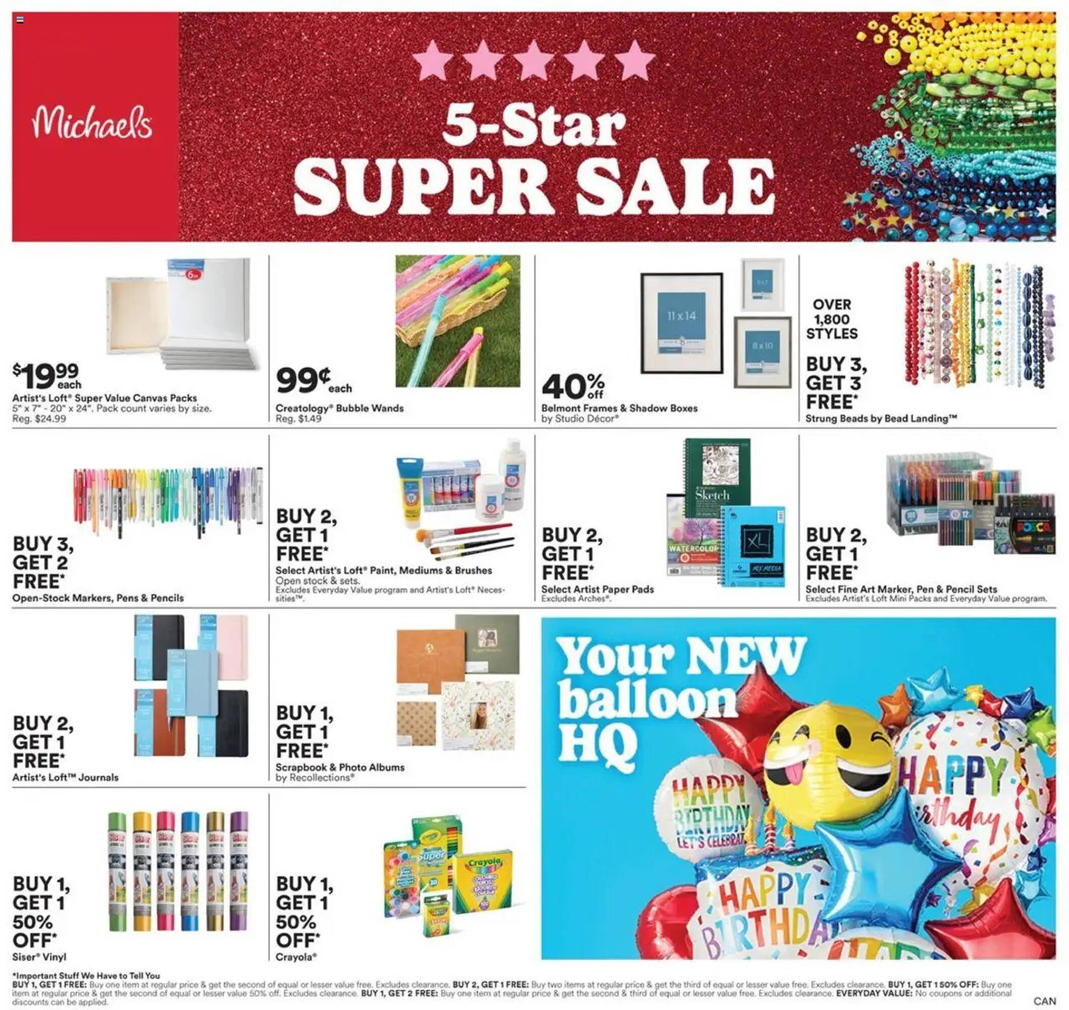 Michaels flyer (2025-08-15 - 2025-08-22) | 1