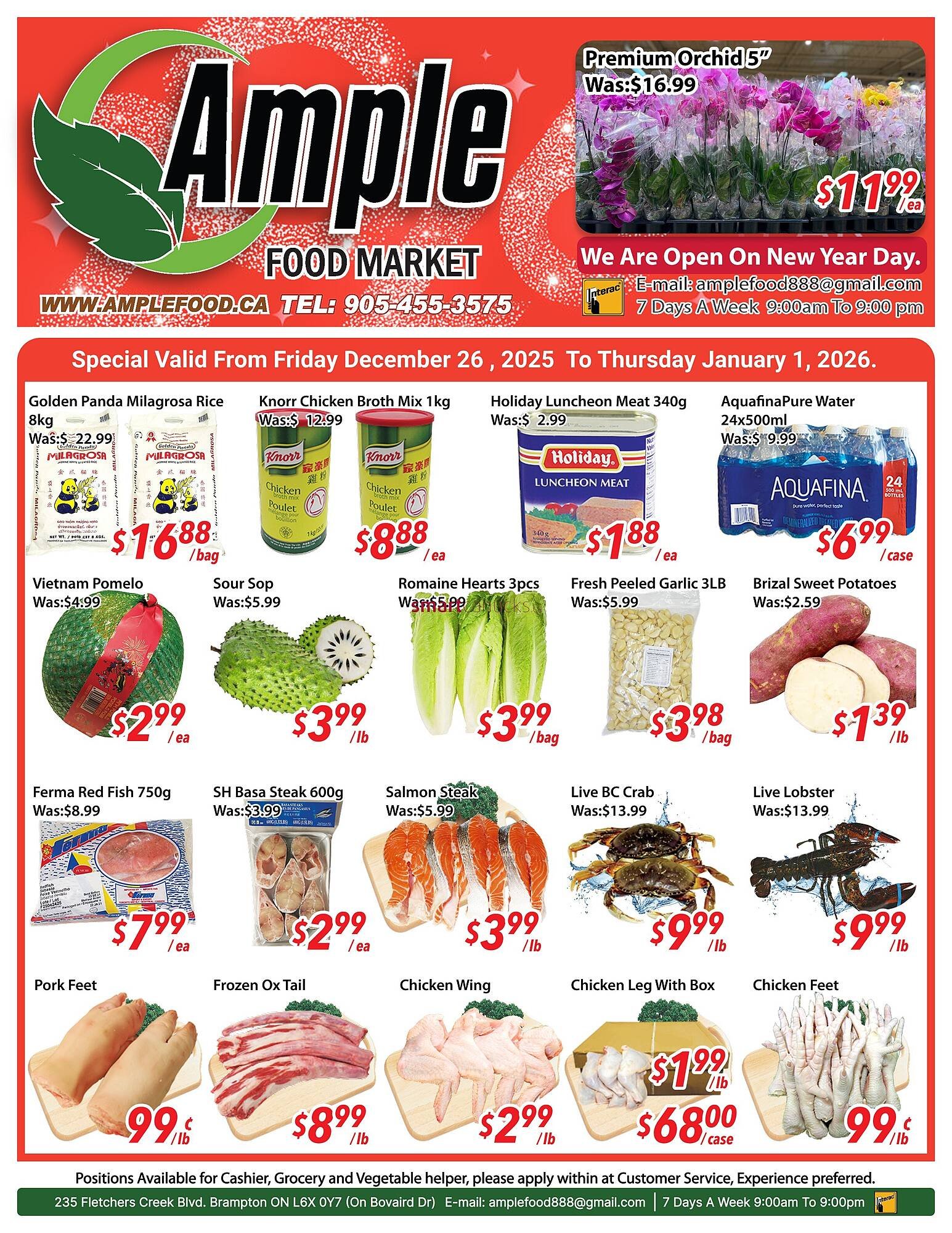 Ample Food Market flyer (2025-12-26 - 2026-01-01) | 1